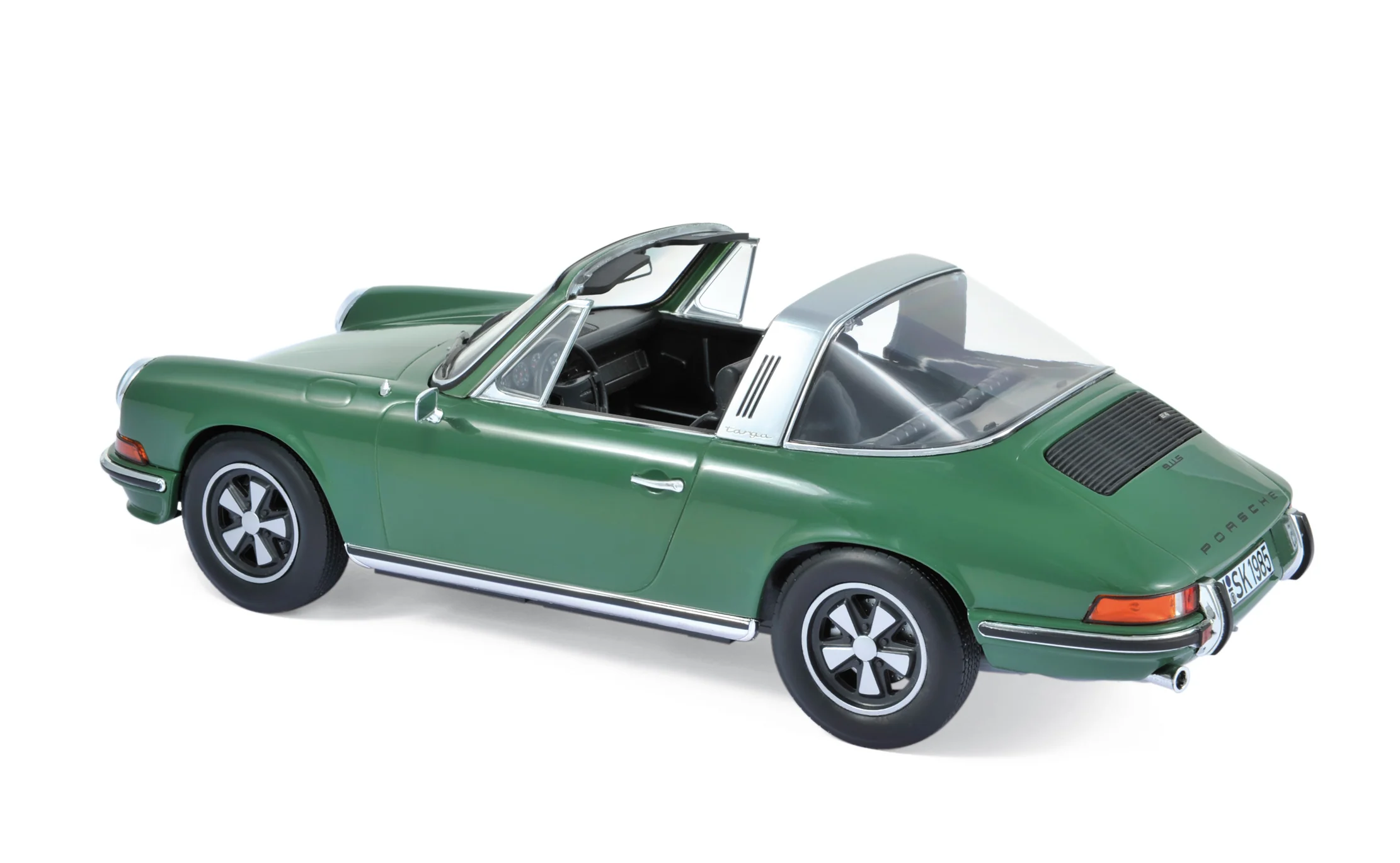 Porsche 911 S Targa 1973 Vert 1/18 - Image 2