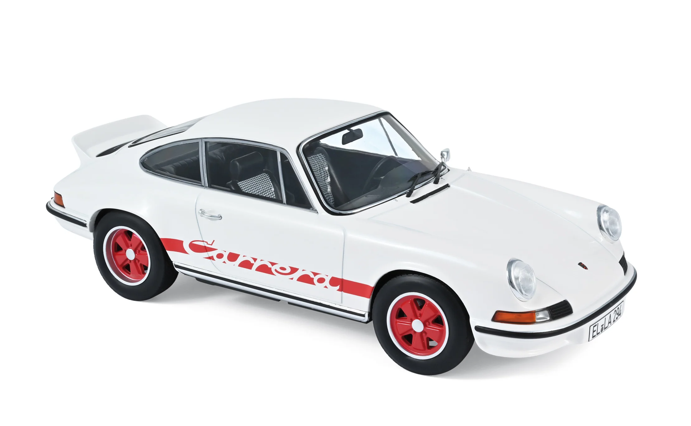 Porsche 911 RS 1973 Blanc et rouge 1/18
