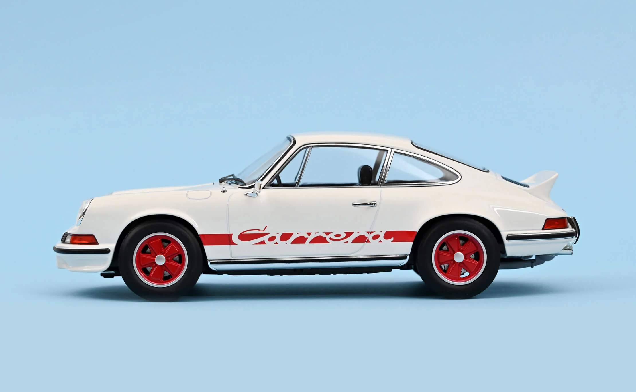 Porsche 911 RS 1973 Blanc et rouge 1/18 - Image 3