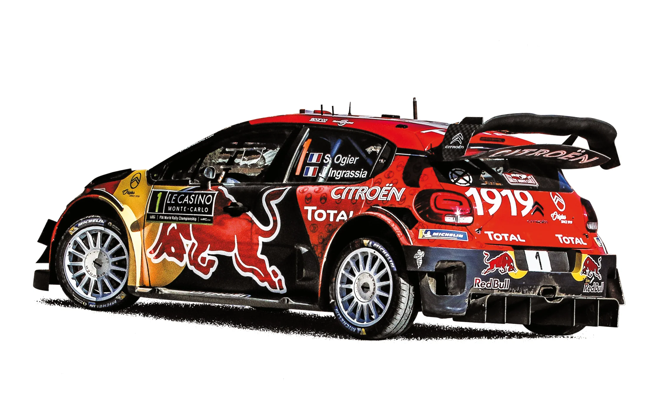Citroën C3 WRC 2019 Rallye Monte-Carlo 2019 1 Ogier/Ingrassia 1/18 - Image 2