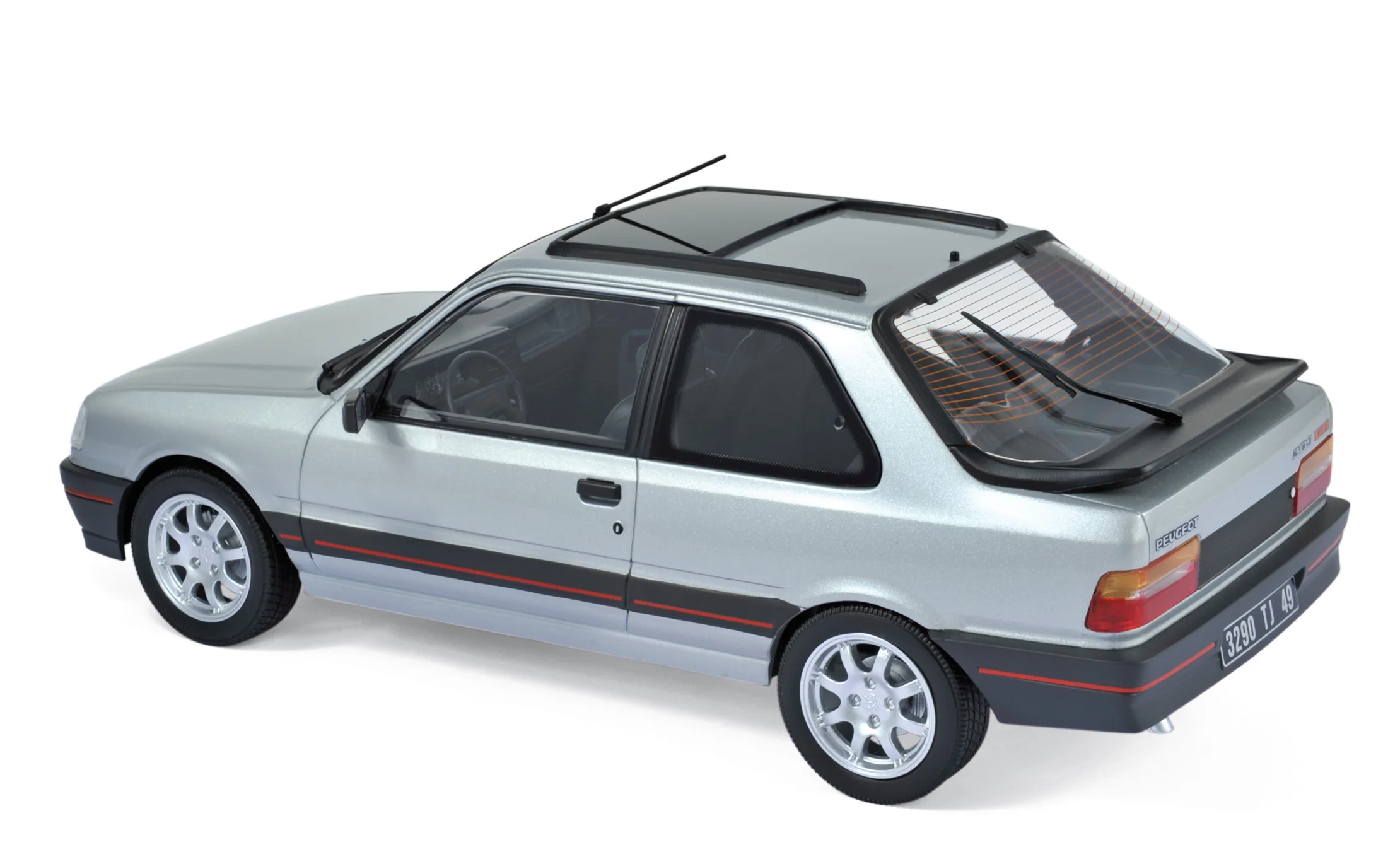 Peugeot 309 GTi 1987 Gris Futura 1/18 - Image 2