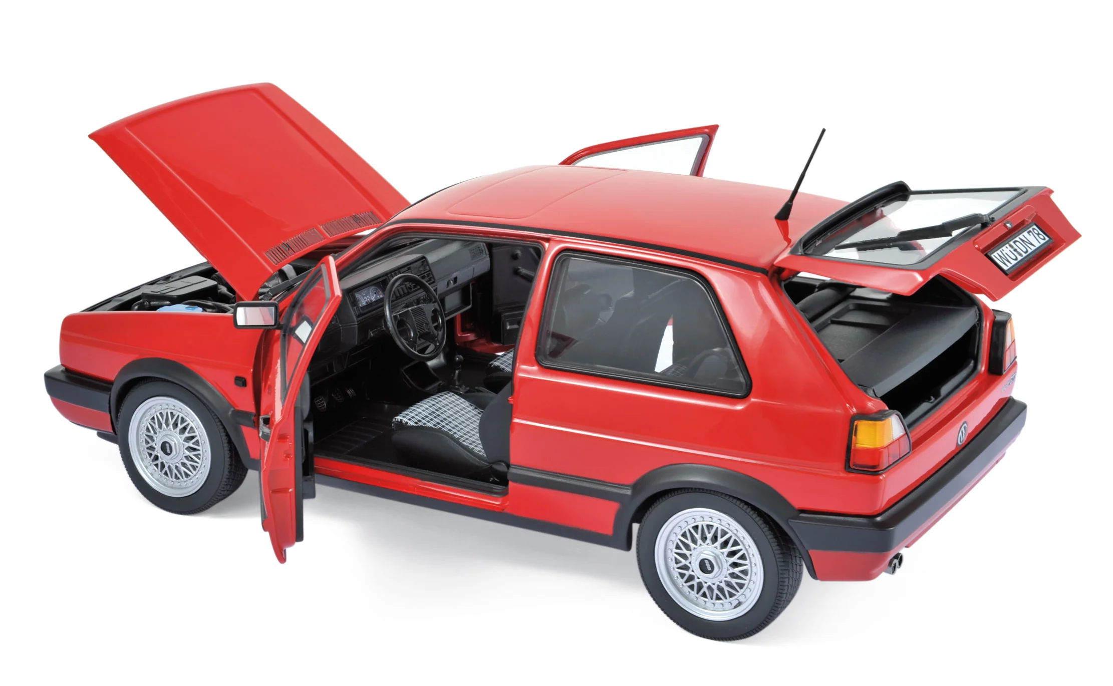 VW Golf GTI 1990 Rouge 1/18 - Image 2
