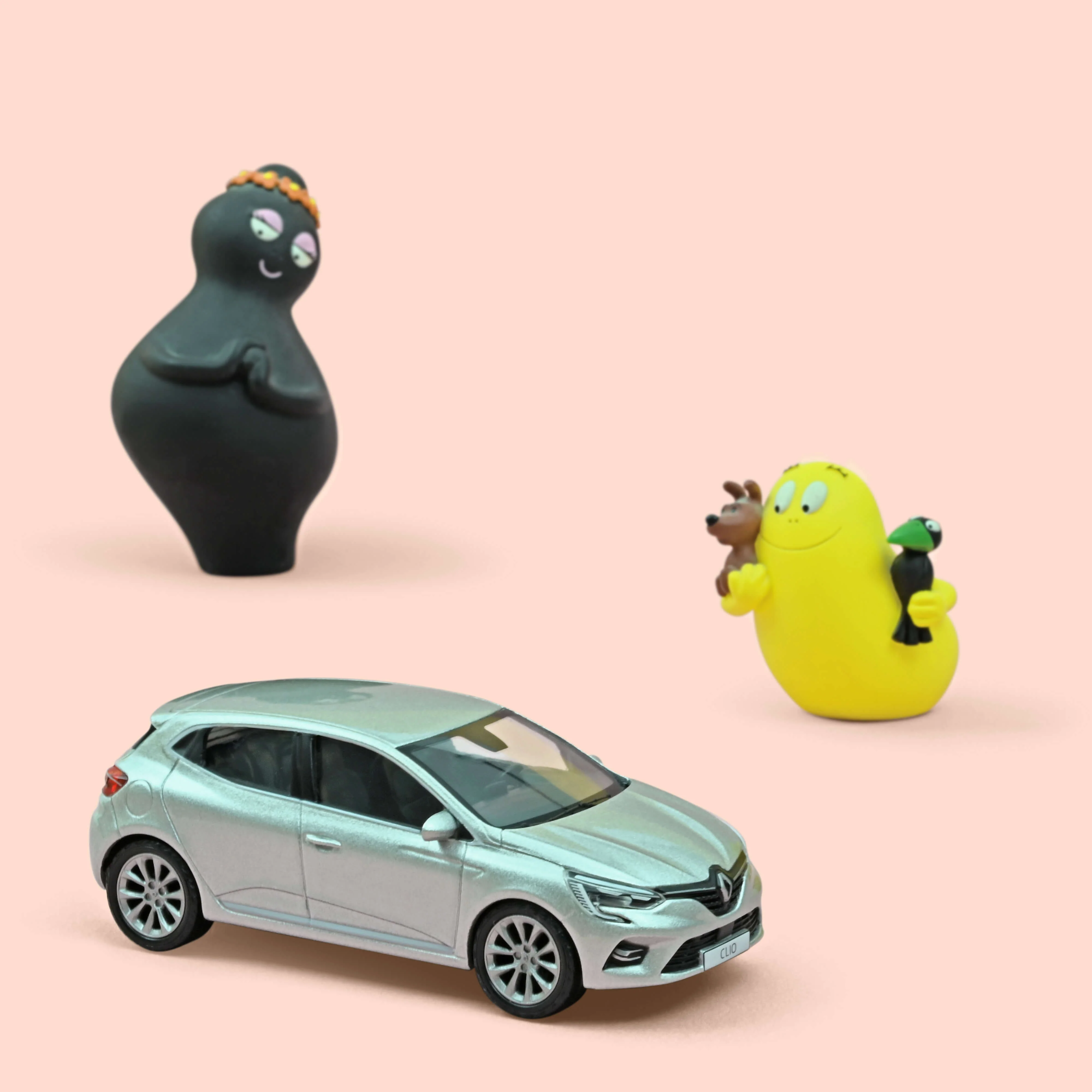 Renault Clio 2019 Argent Platine 1/43 - Image 2