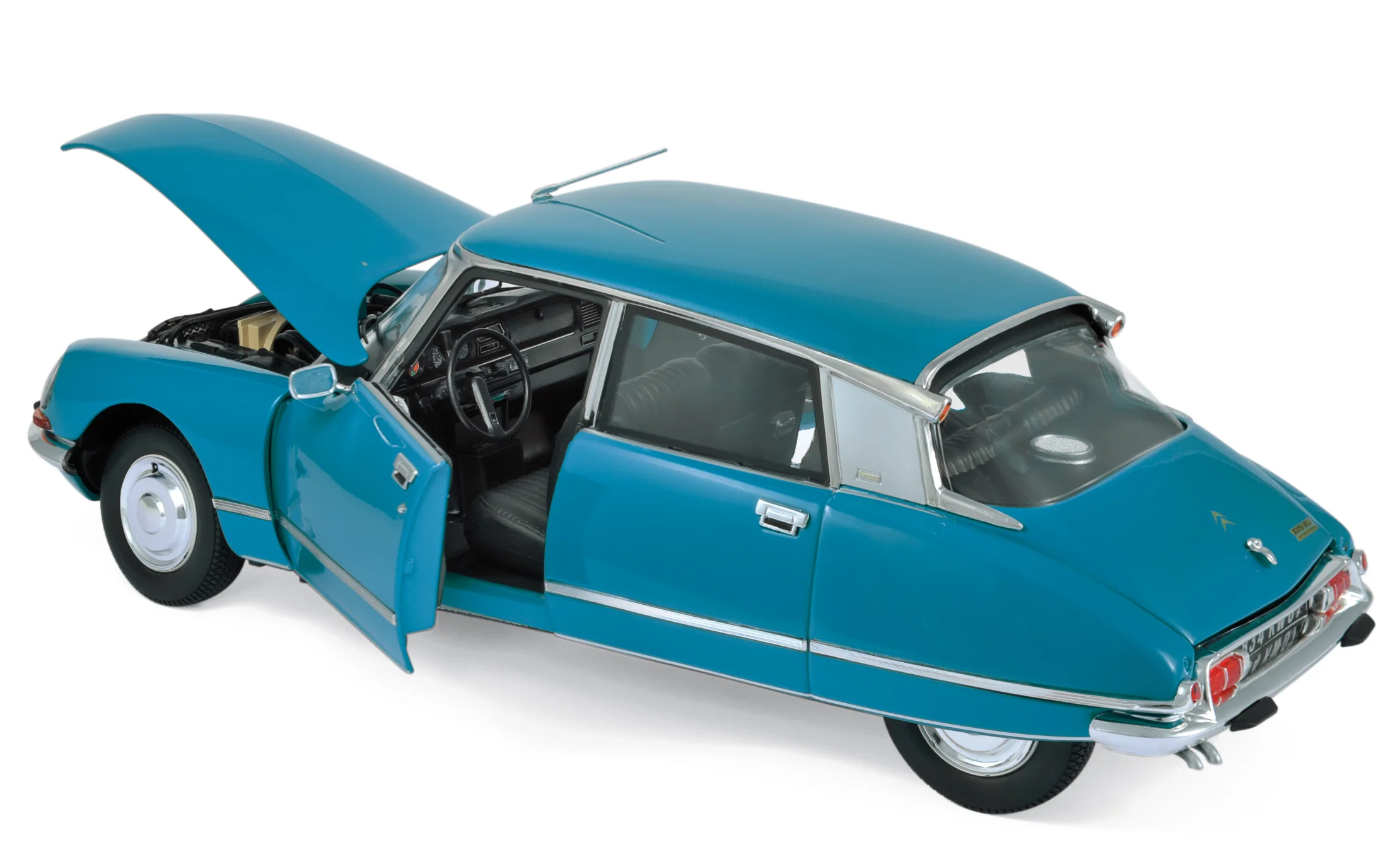 Citroën DS 23 Pallas 1972 Bleu Lagune 1/18 - 100pcs - Image 2