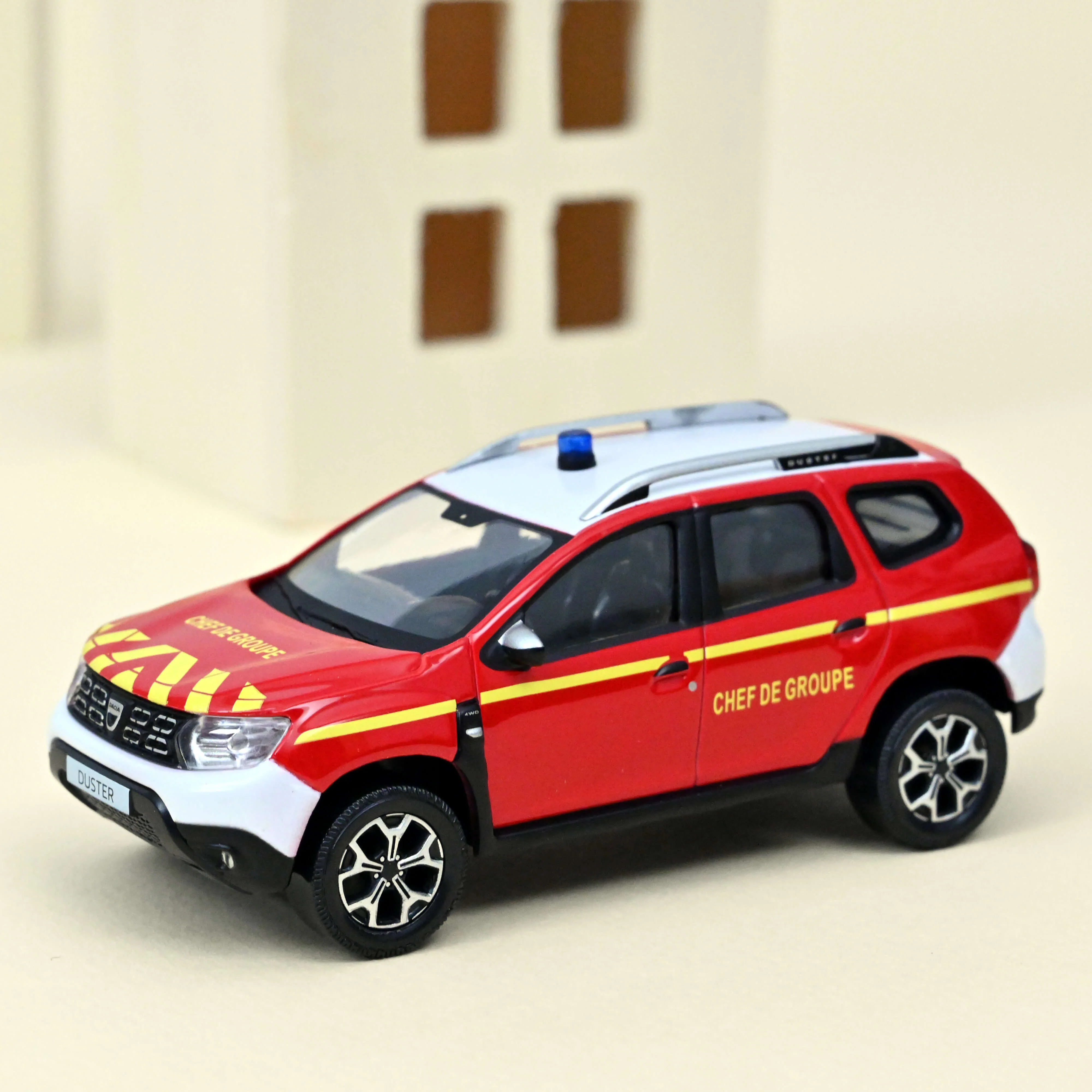 Dacia Duster 2018 Pompiers - Chef de Groupe 1/43