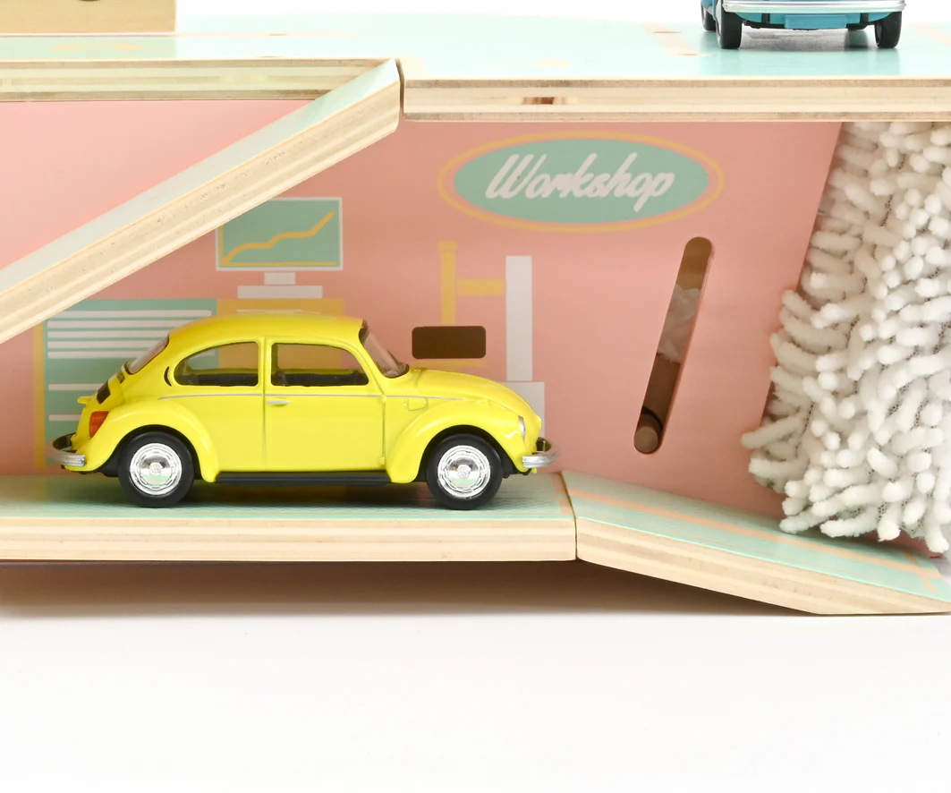 VW Beetle 1303 1973 Saturn Jaune Jet-car 1/43 - Image 3