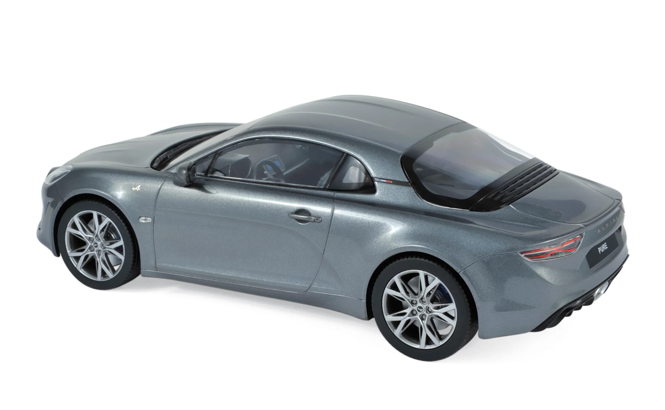 Alpine A110 Pure 2018 Tonnerre Gris 1/18 - 100pcs - Image 2