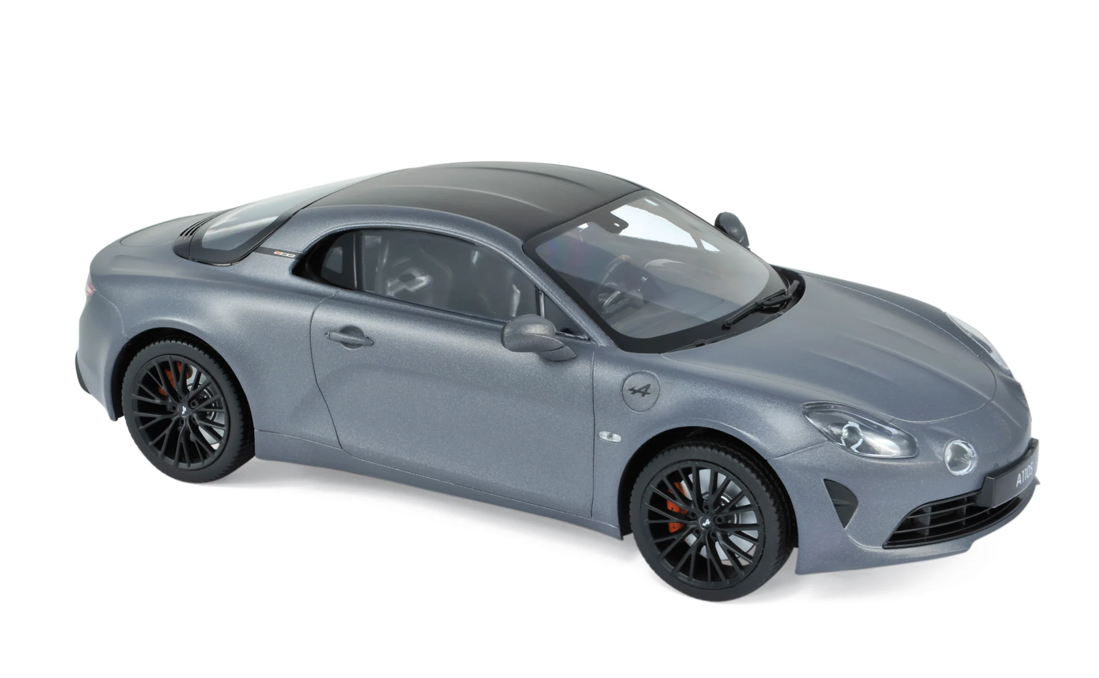 Alpine A110S 2019 Gris mat et toit en carbone 1/18 - Image 3