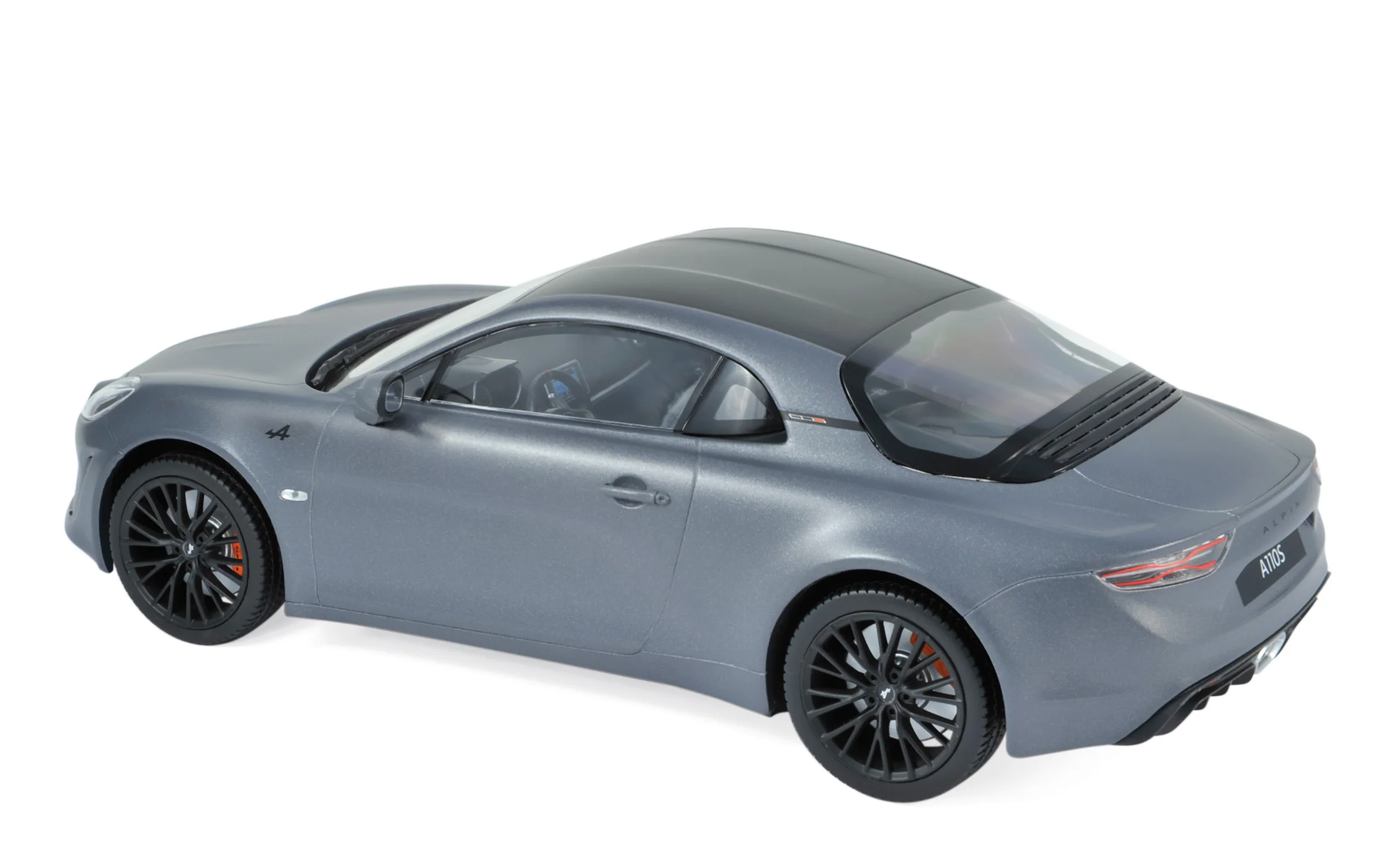 Alpine A110S 2019 Gris mat et toit en carbone 1/18 - Image 4