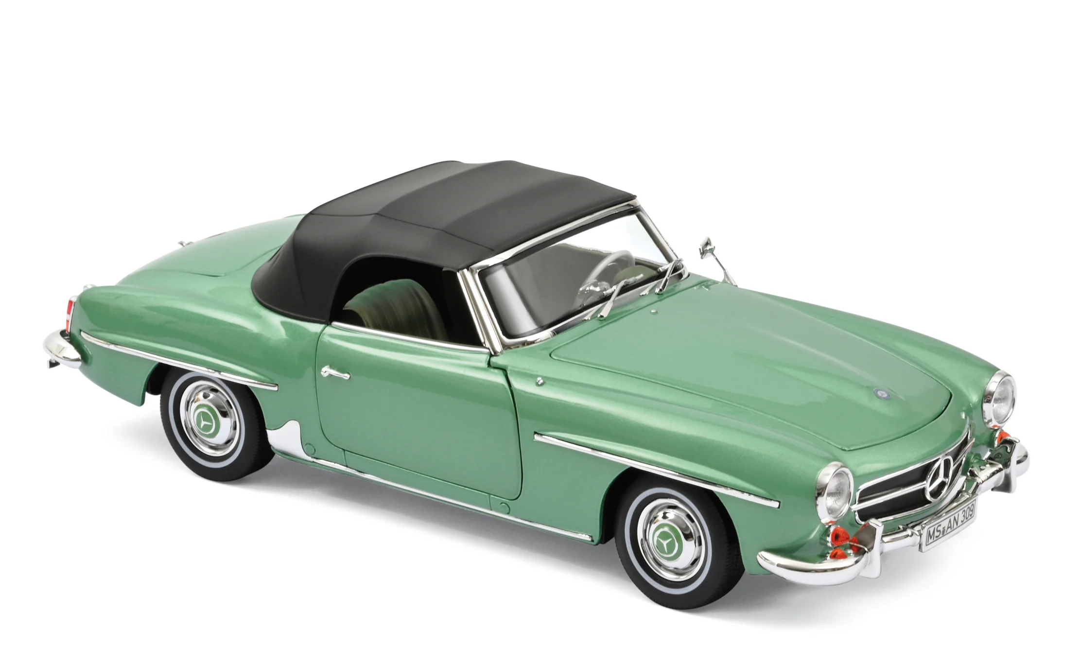 Mercedes-Benz 190 SL 1957 Vert clair métallisé 1/18