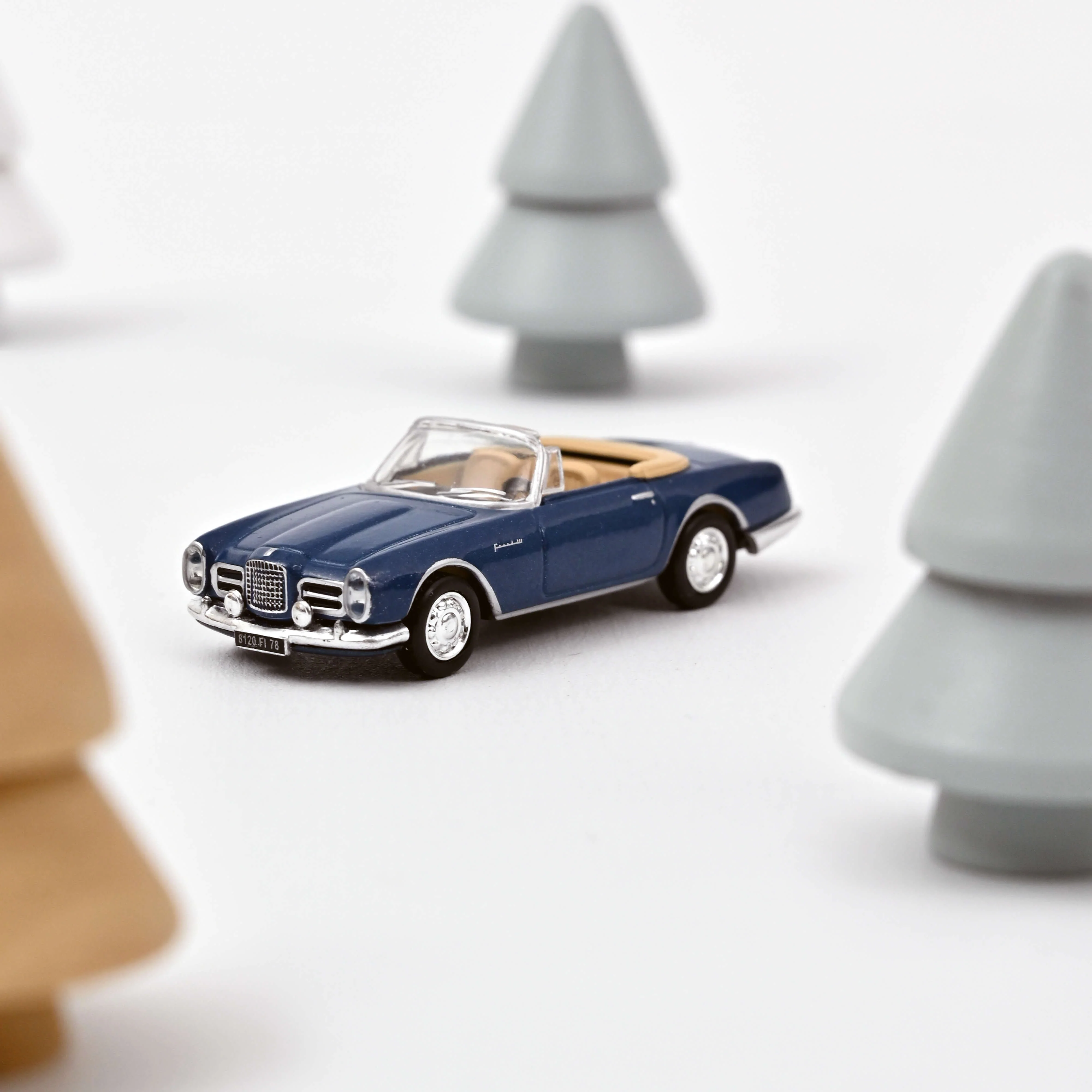 Facel Vega III Cabriolet 1963 Bleu Métallique 1/87