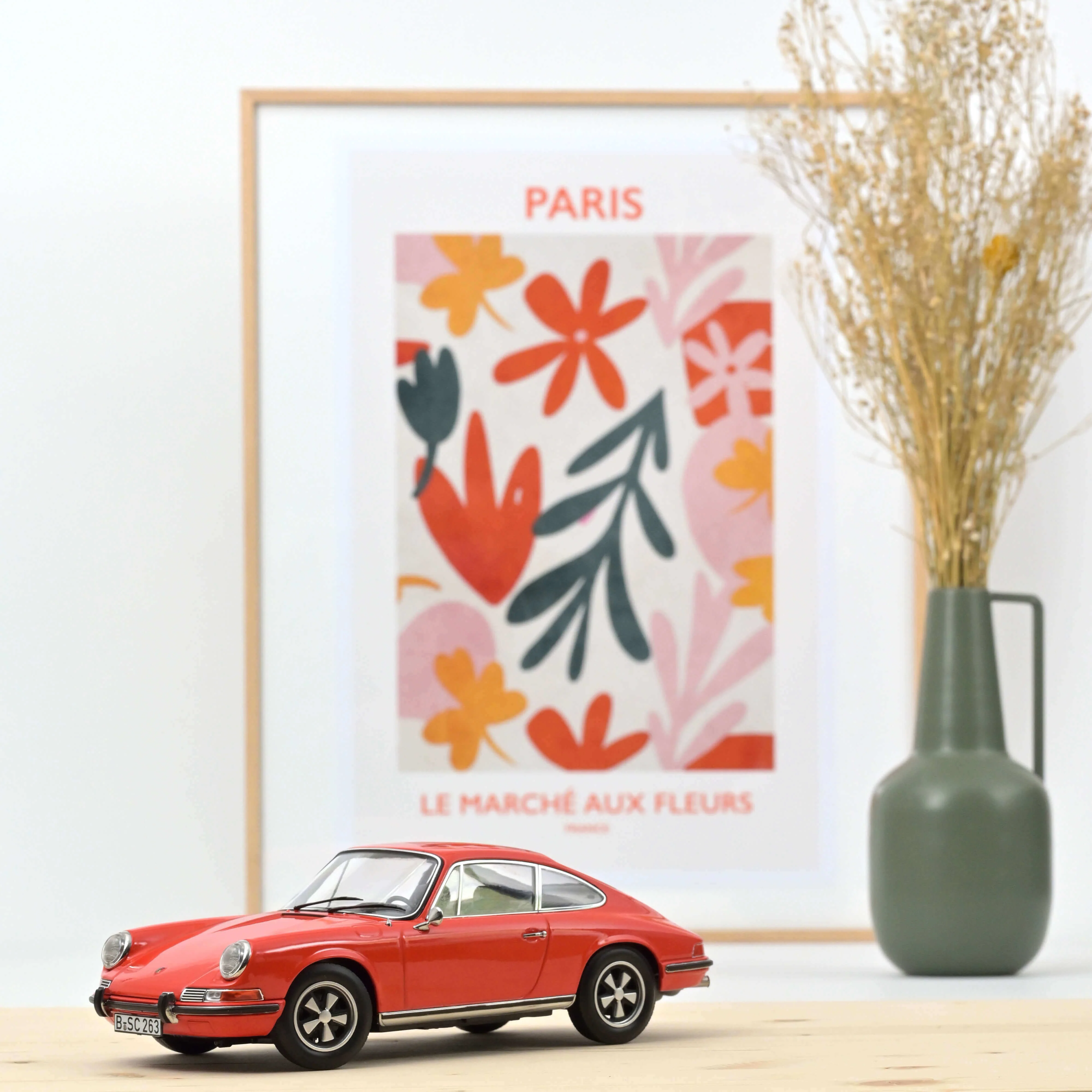 Porsche 911 E 1970 Orange 1/18