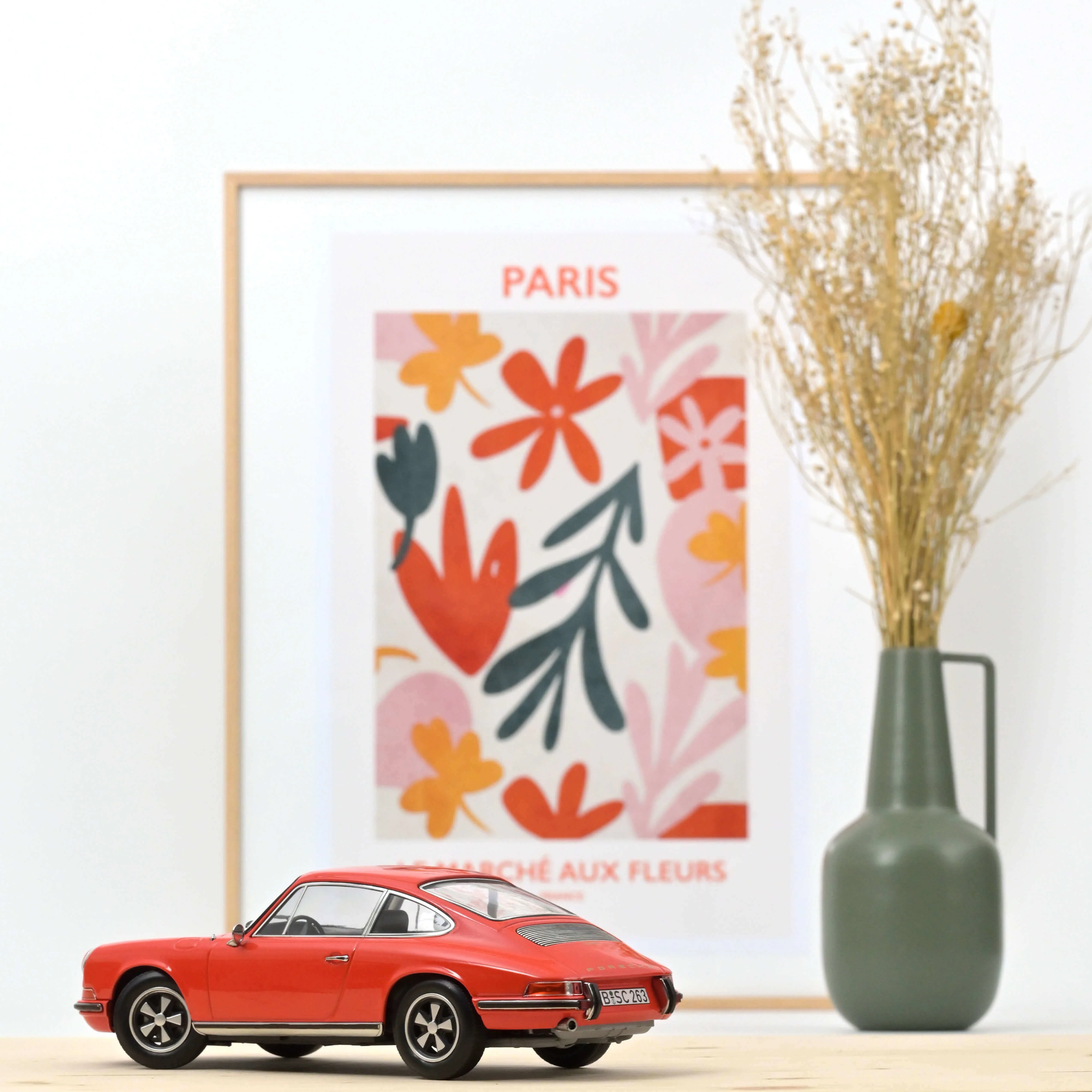 Porsche 911 E 1970 Orange 1/18 - Image 2
