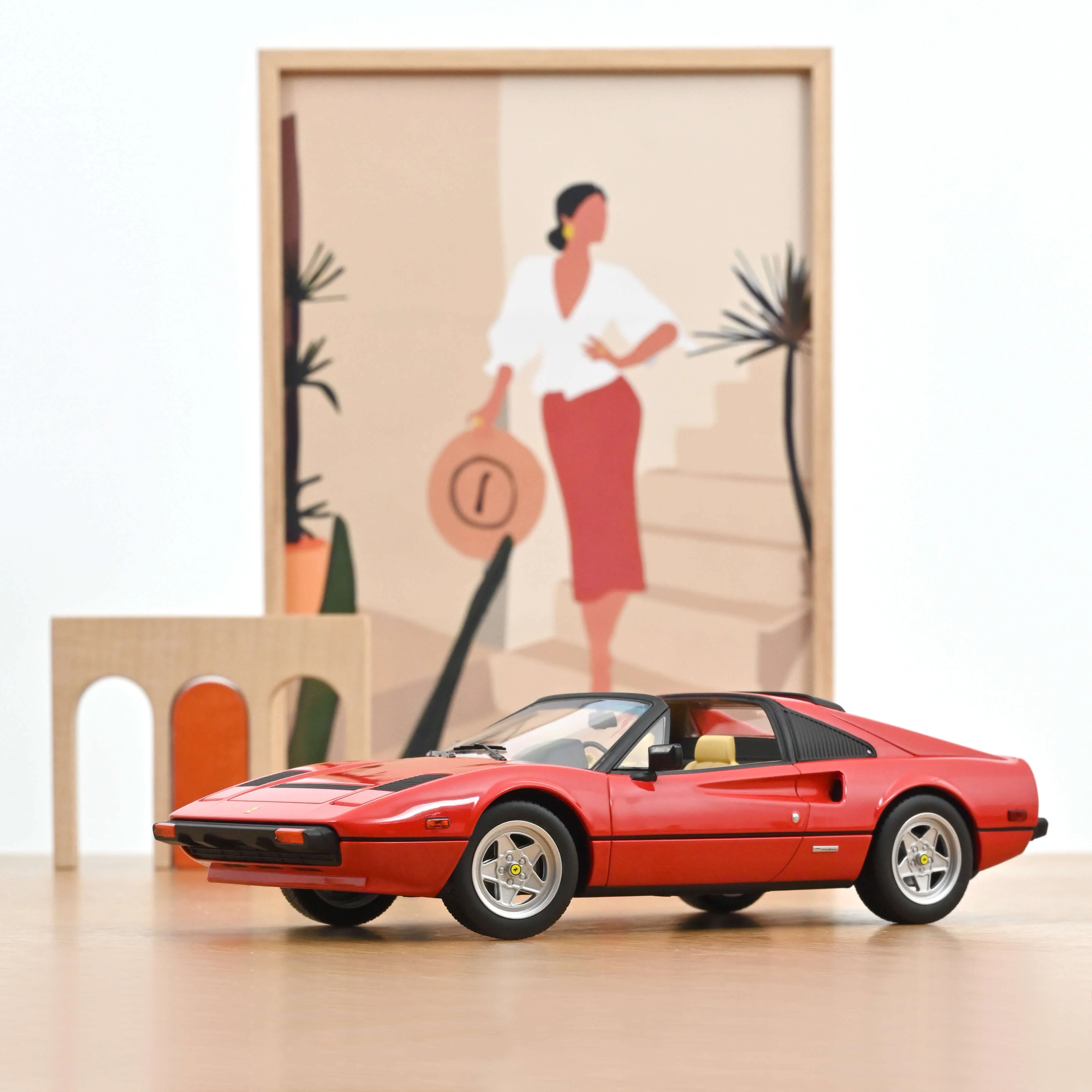 Ferrari 308 GTS 1982 Rouge 1/18