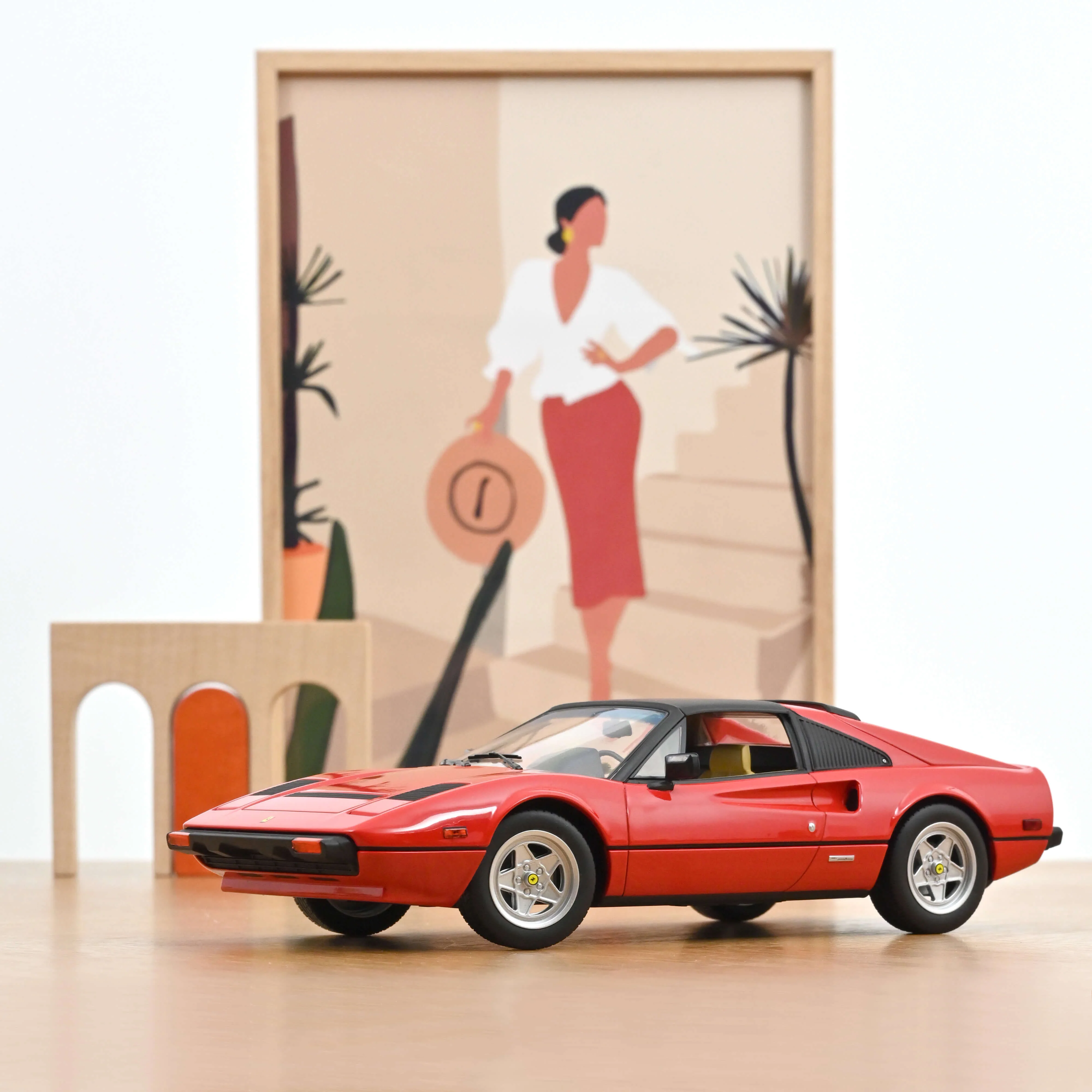 Ferrari 308 GTS 1982 Rouge 1/18 - Image 2