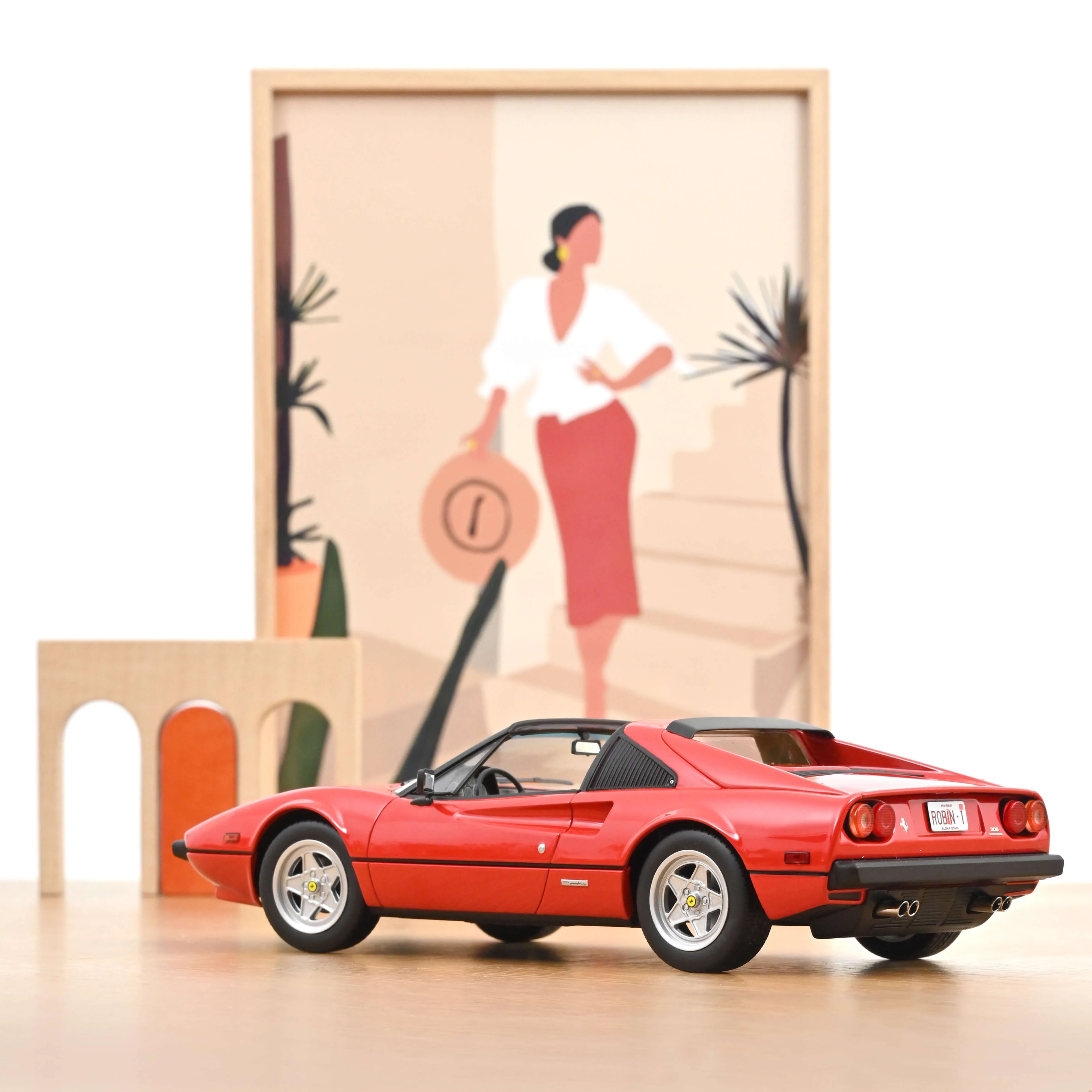 Ferrari 308 GTS 1982 Rouge 1/18 - Image 3