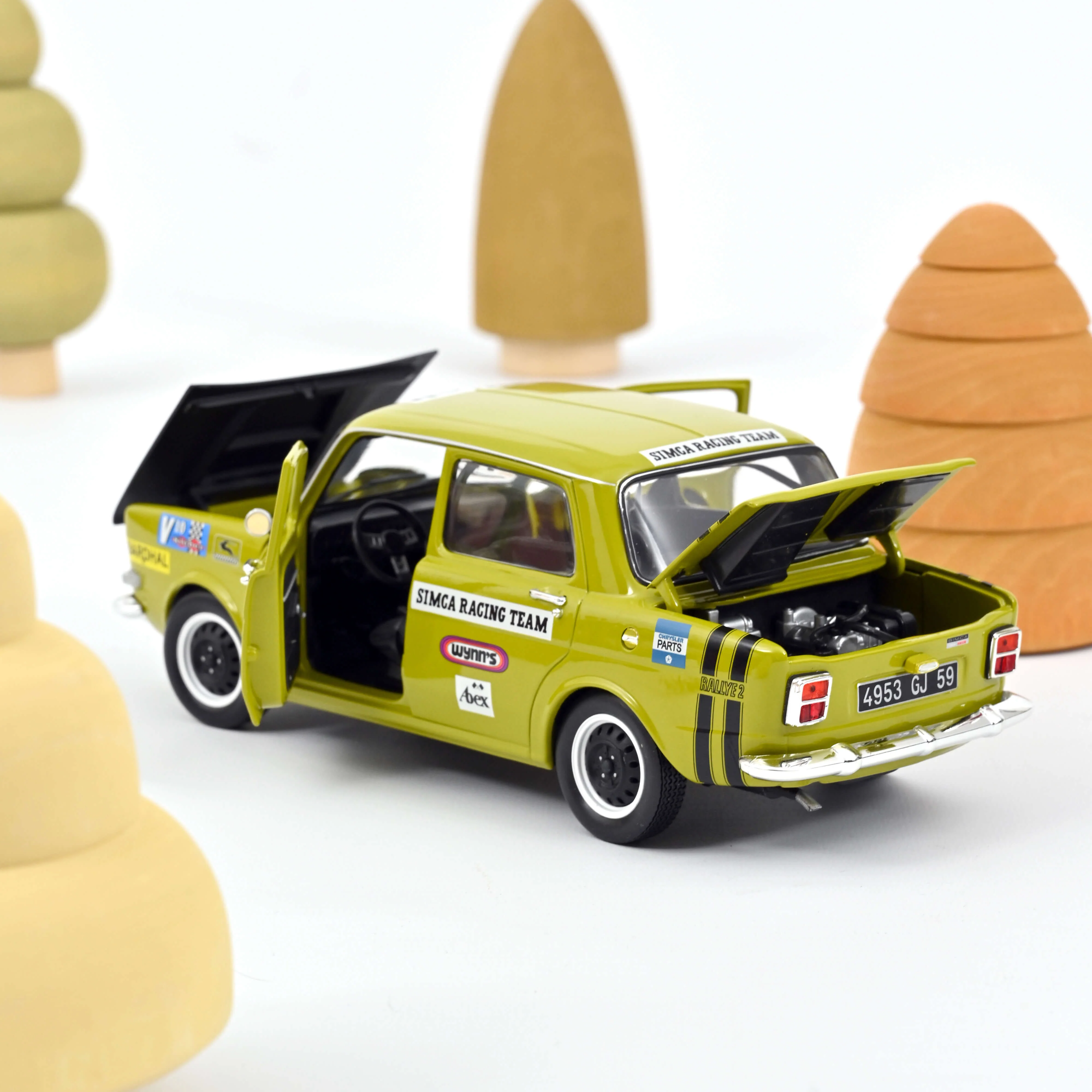 Simca 1000 Rallye 2 SRT 1973 58 Vert Acide 1/18 - Image 2