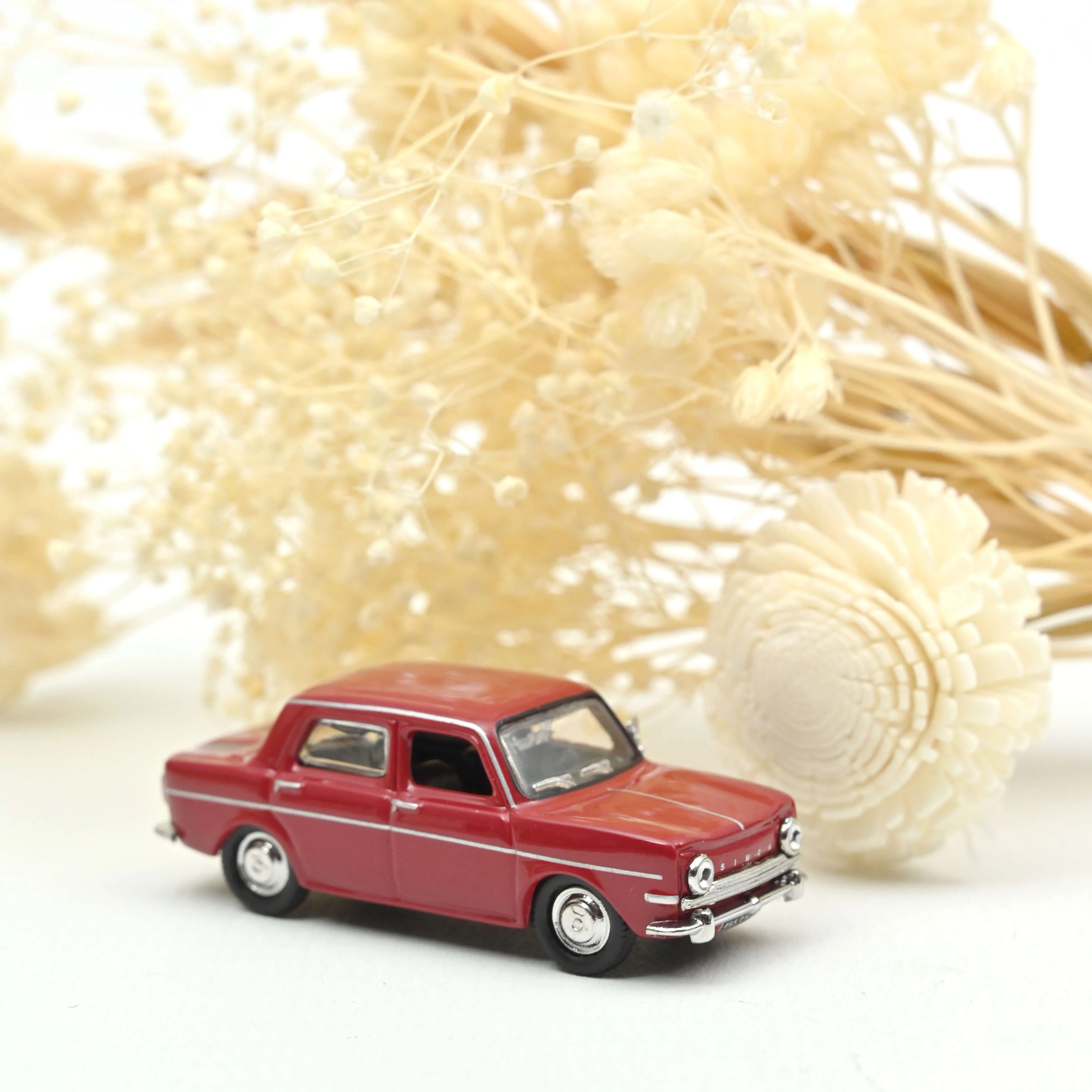 Simca 1000 GLS 1968 Rouge 1/87