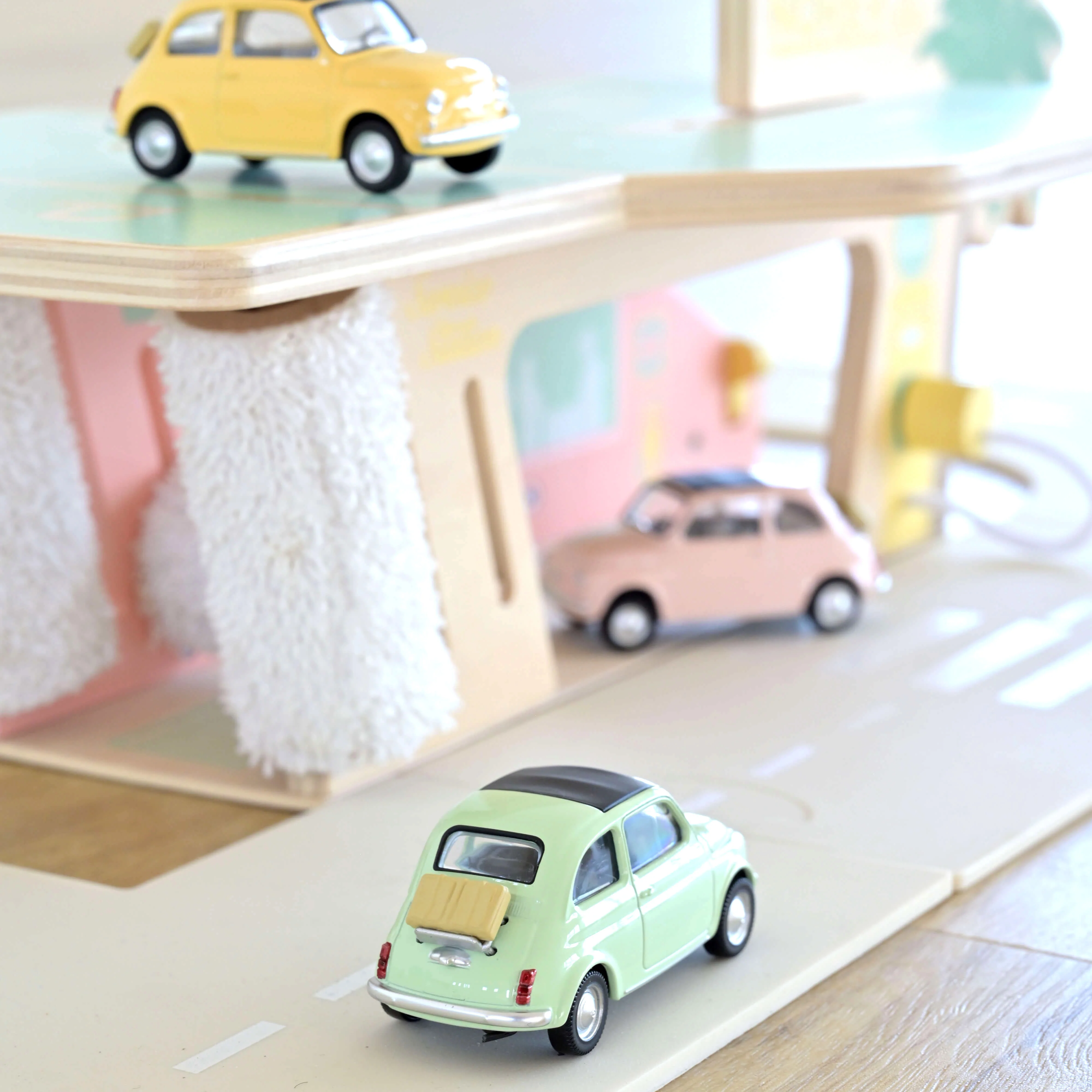 Fiat 500 F 1965 Vert Clair Jet-car 1/43 - Image 3