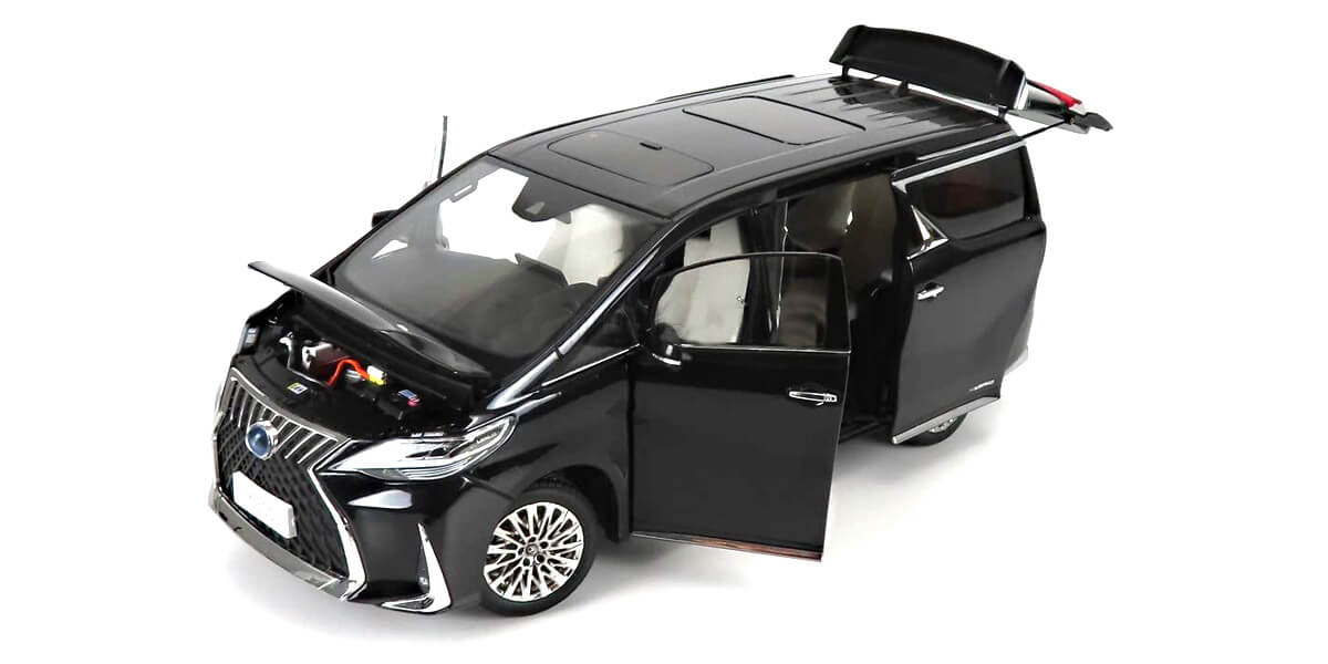 Lexus LM300h Noir 1/18 - Image 3