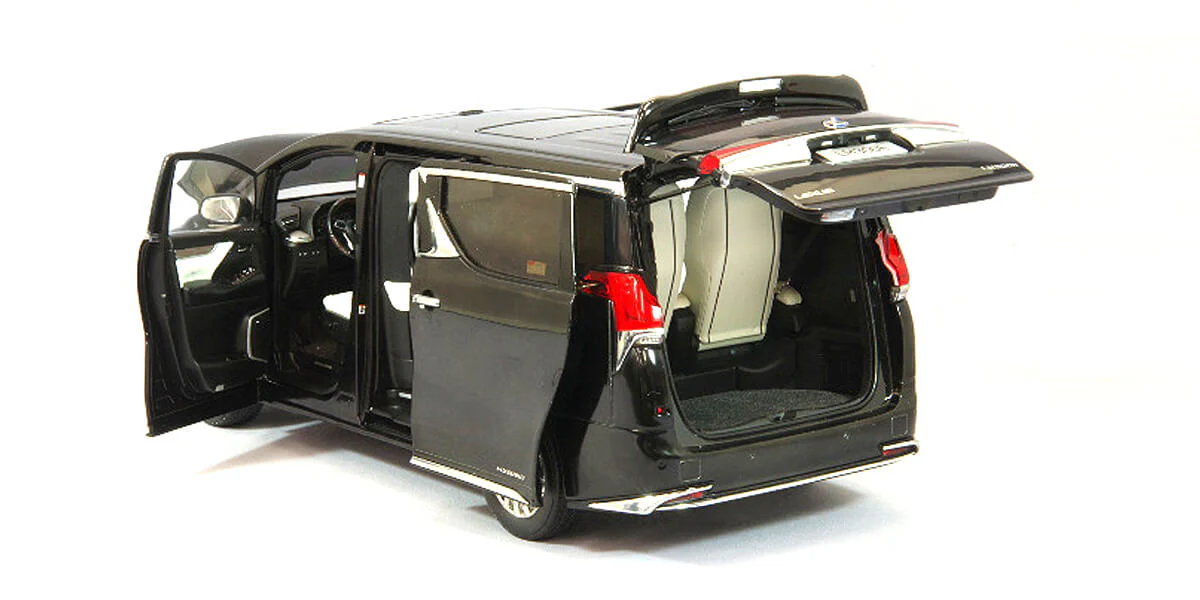 Lexus LM300h Noir 1/18 - Image 4