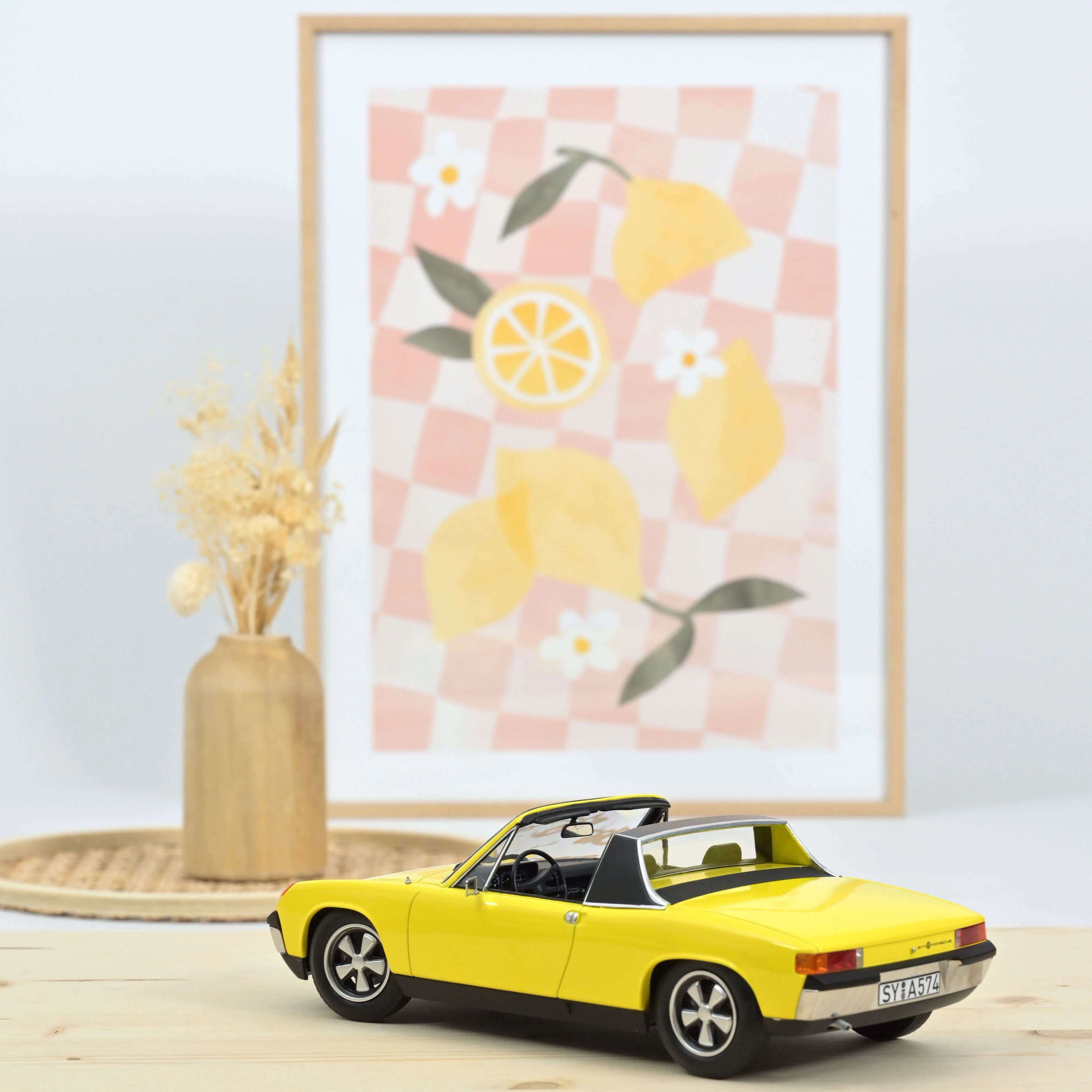 VW-Porsche 914-6 1973 Jaune 1/18 - Image 3