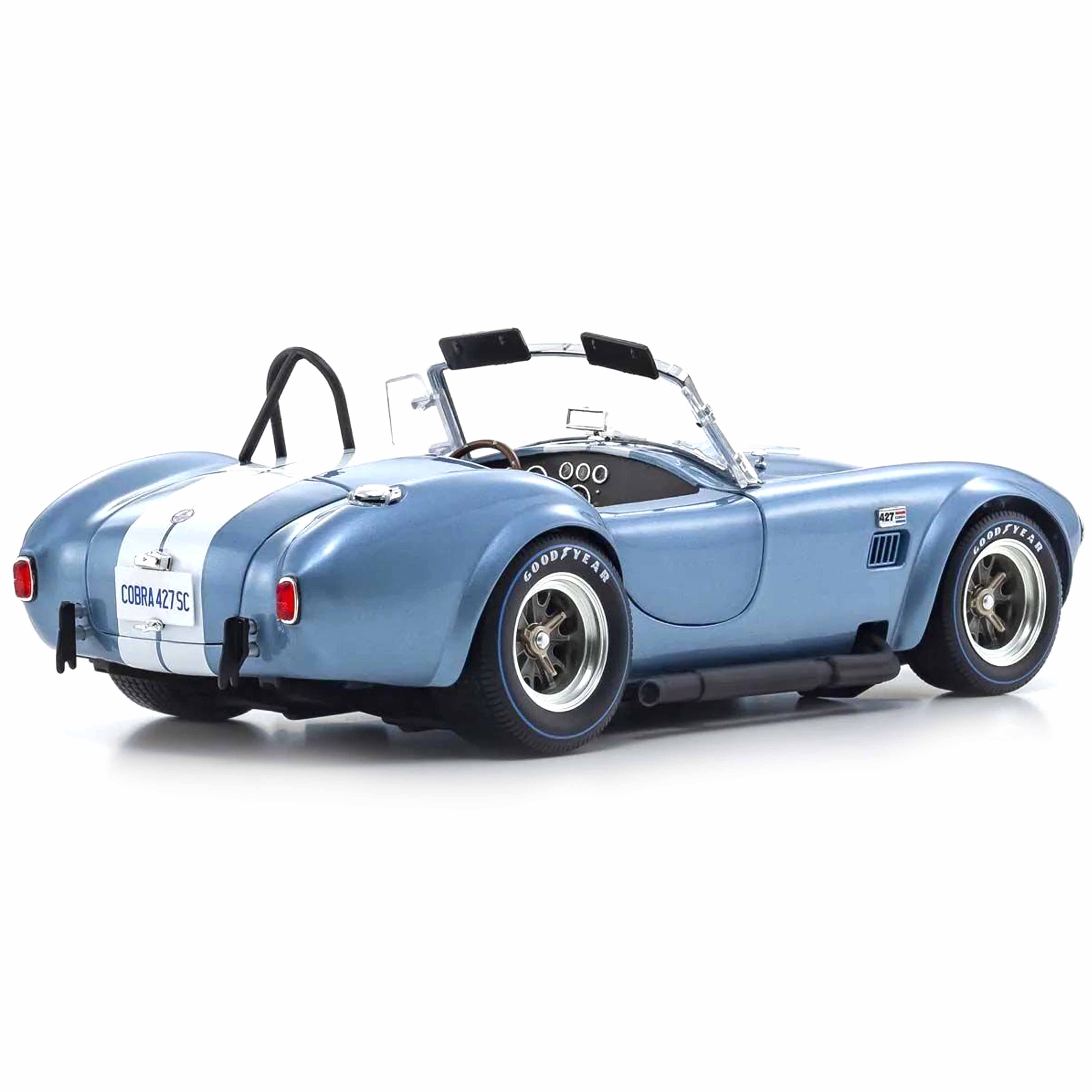 Shelby Cobra 427 S/C Bleu Saphir/Blanc 1/18 - Image 2