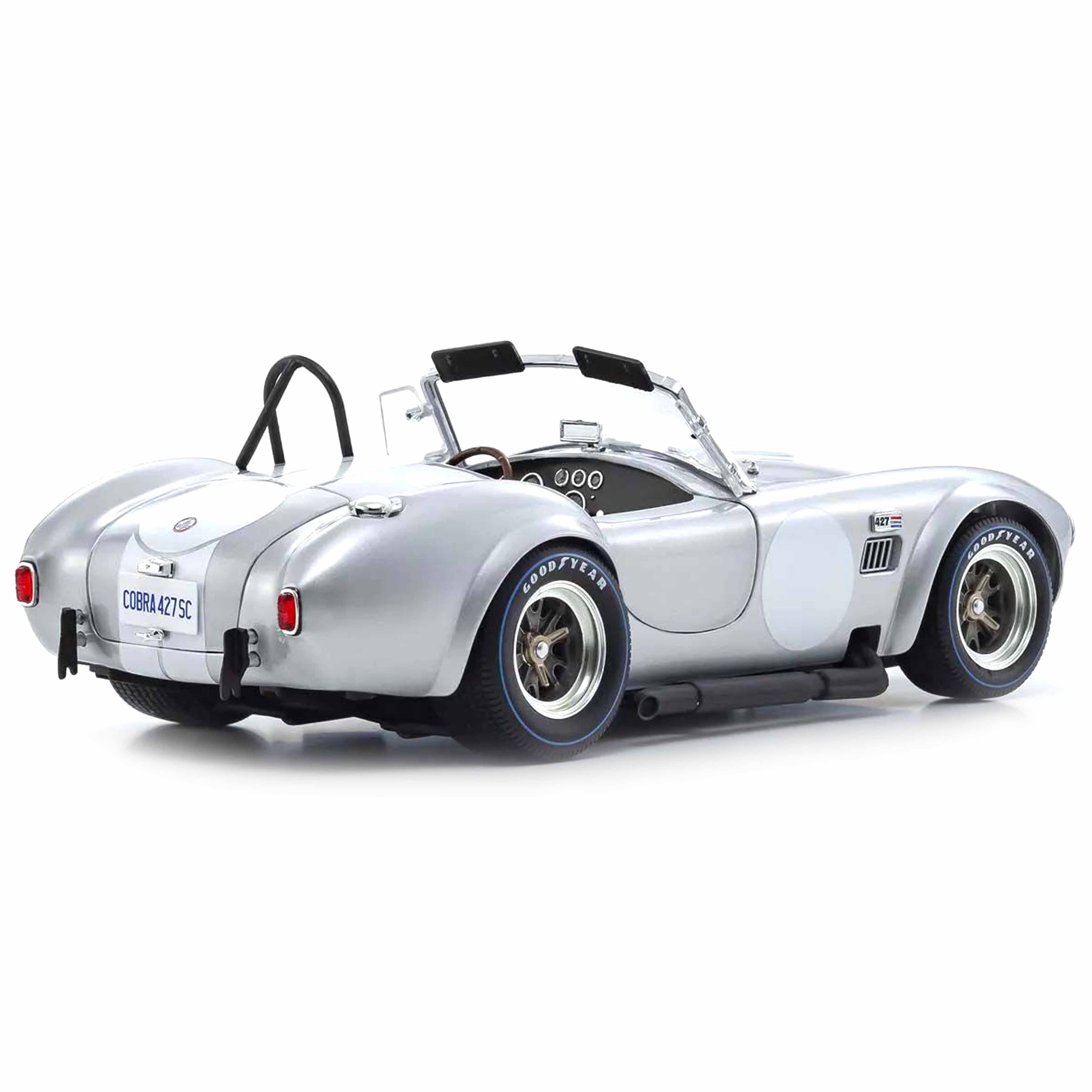 Shelby Cobra 427 S/C Argent/Blanc 1/18 - Image 2