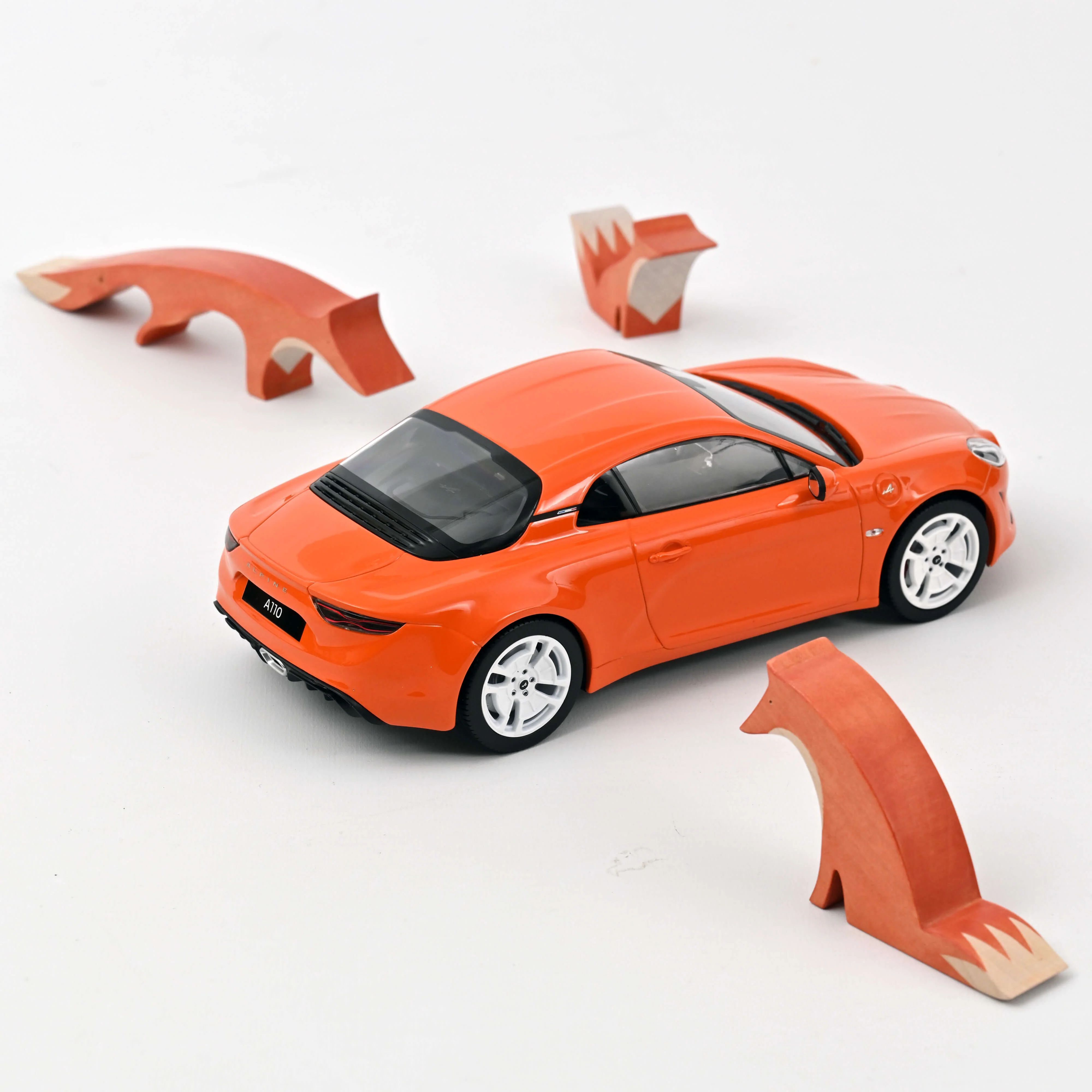 Alpine A110 Légende 2020 Acropolis Orange 1/18 - 110pcs - Image 2