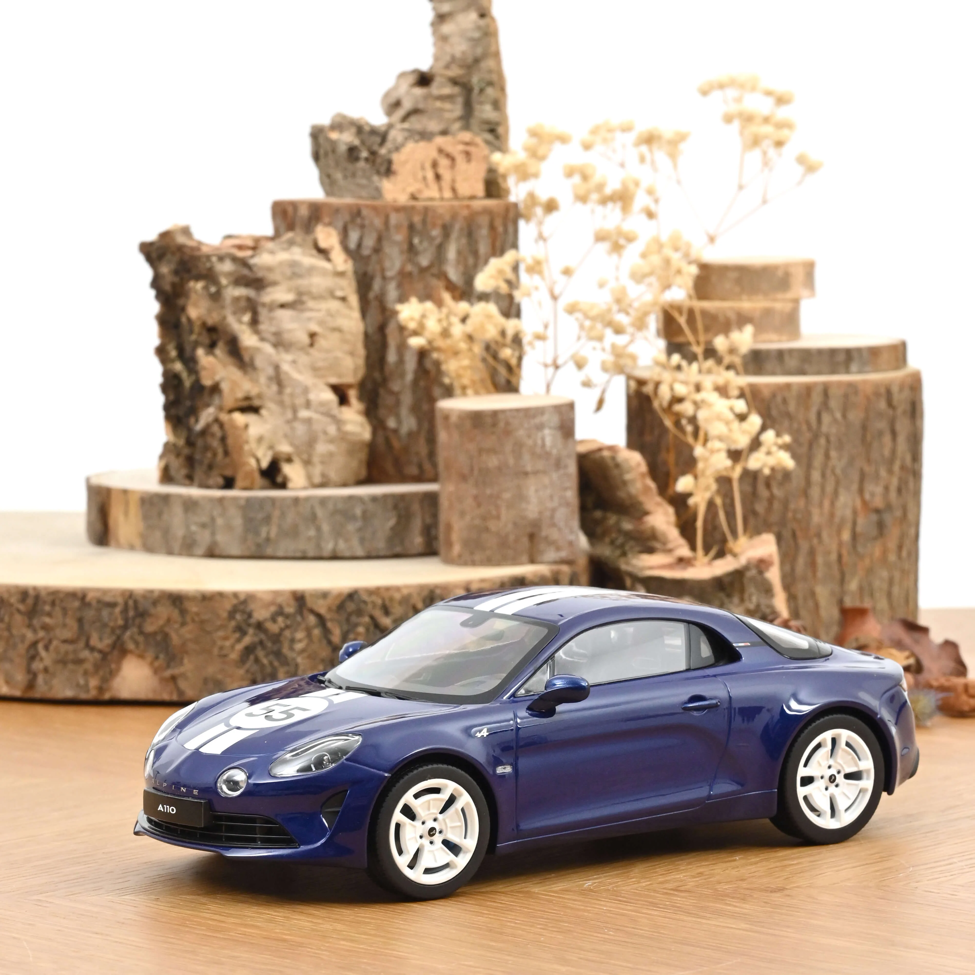 Alpine A110 GT Racing Heritage 2023 Bleu Abysse 1/18 - 110pcs