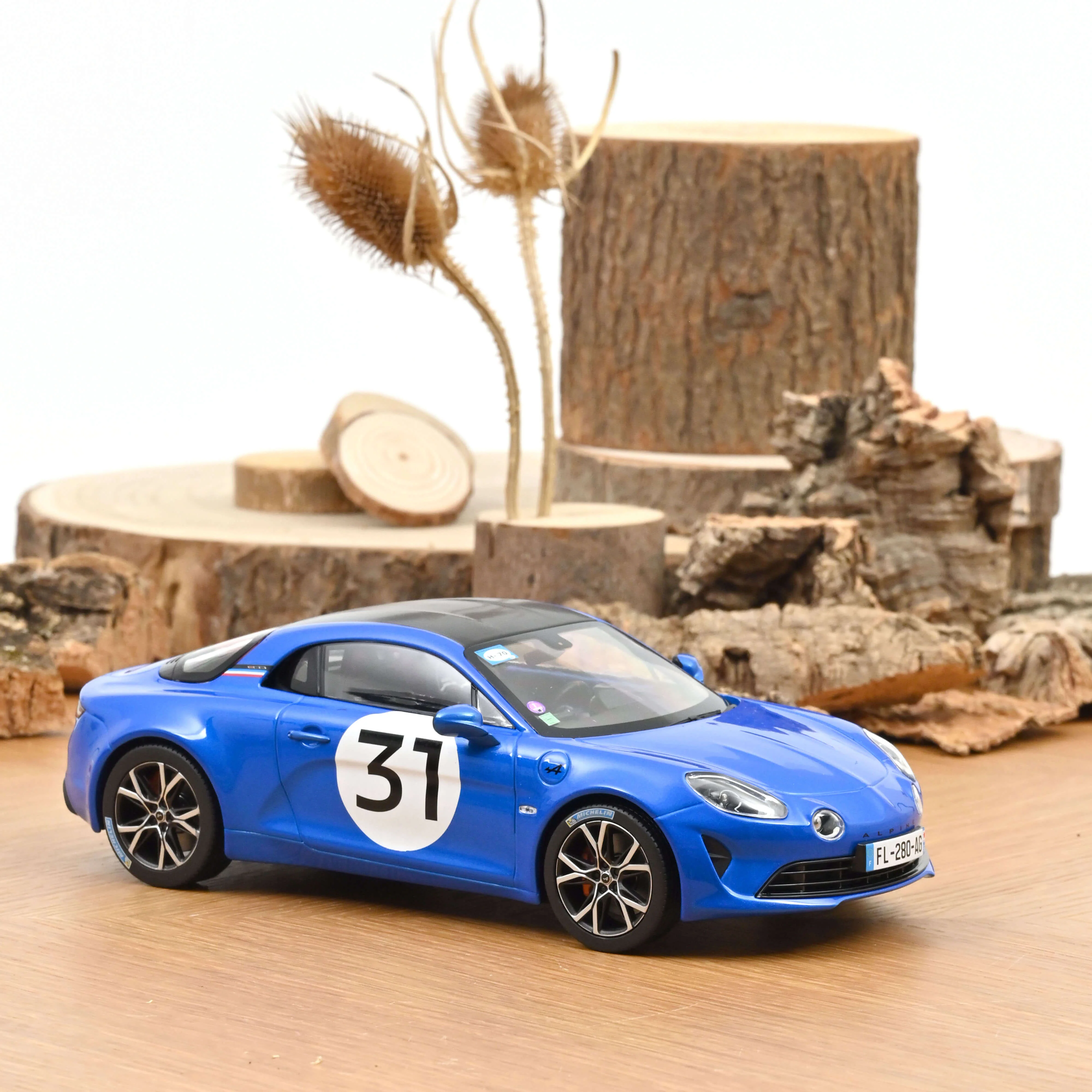 Alpine A110 S 2021 Rally Monte Carlo 2021 Ocon 1/18- 110pcs