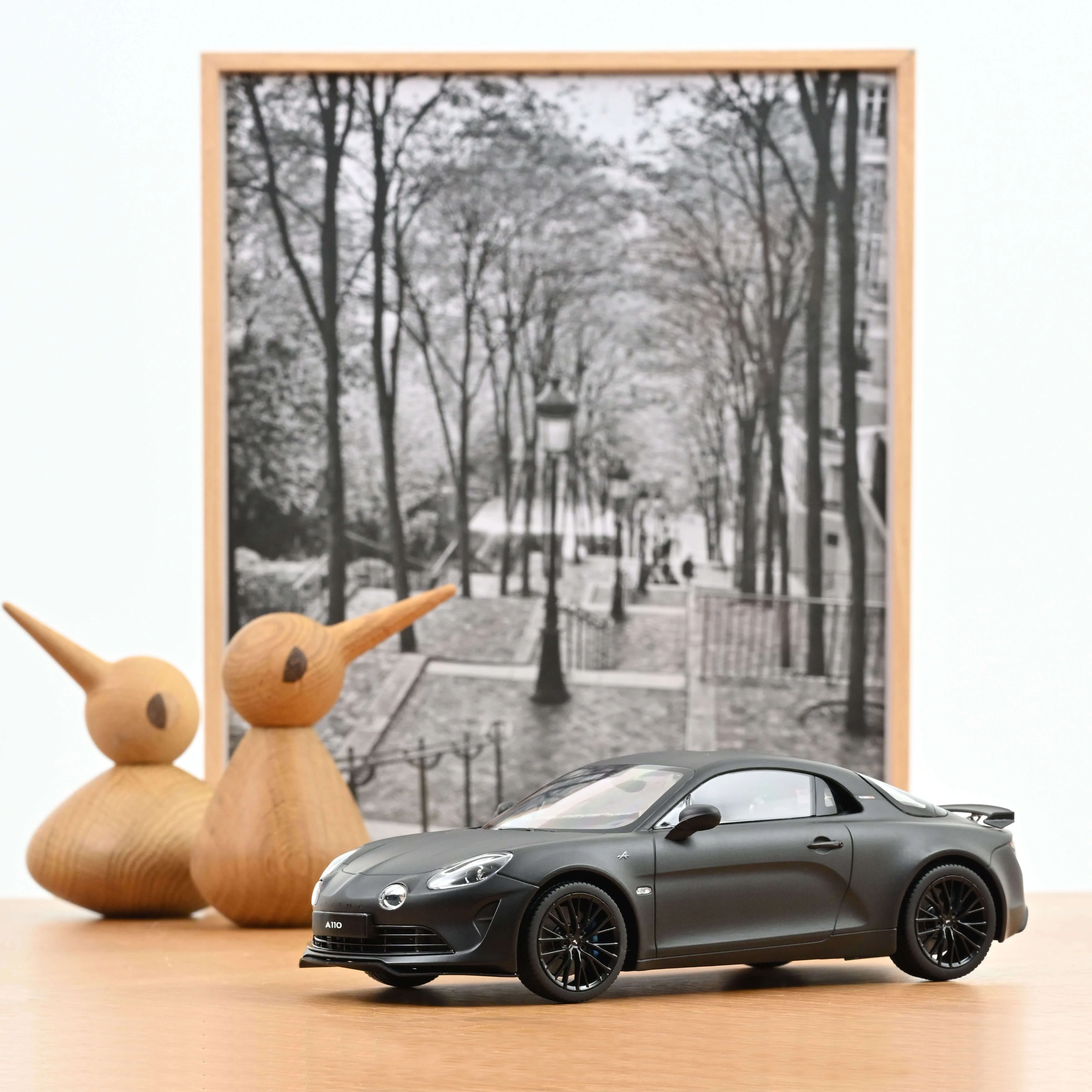 Alpine A110 S Kit Aéro 2025 Noir Carbone Mat 1/18 - 110pcs