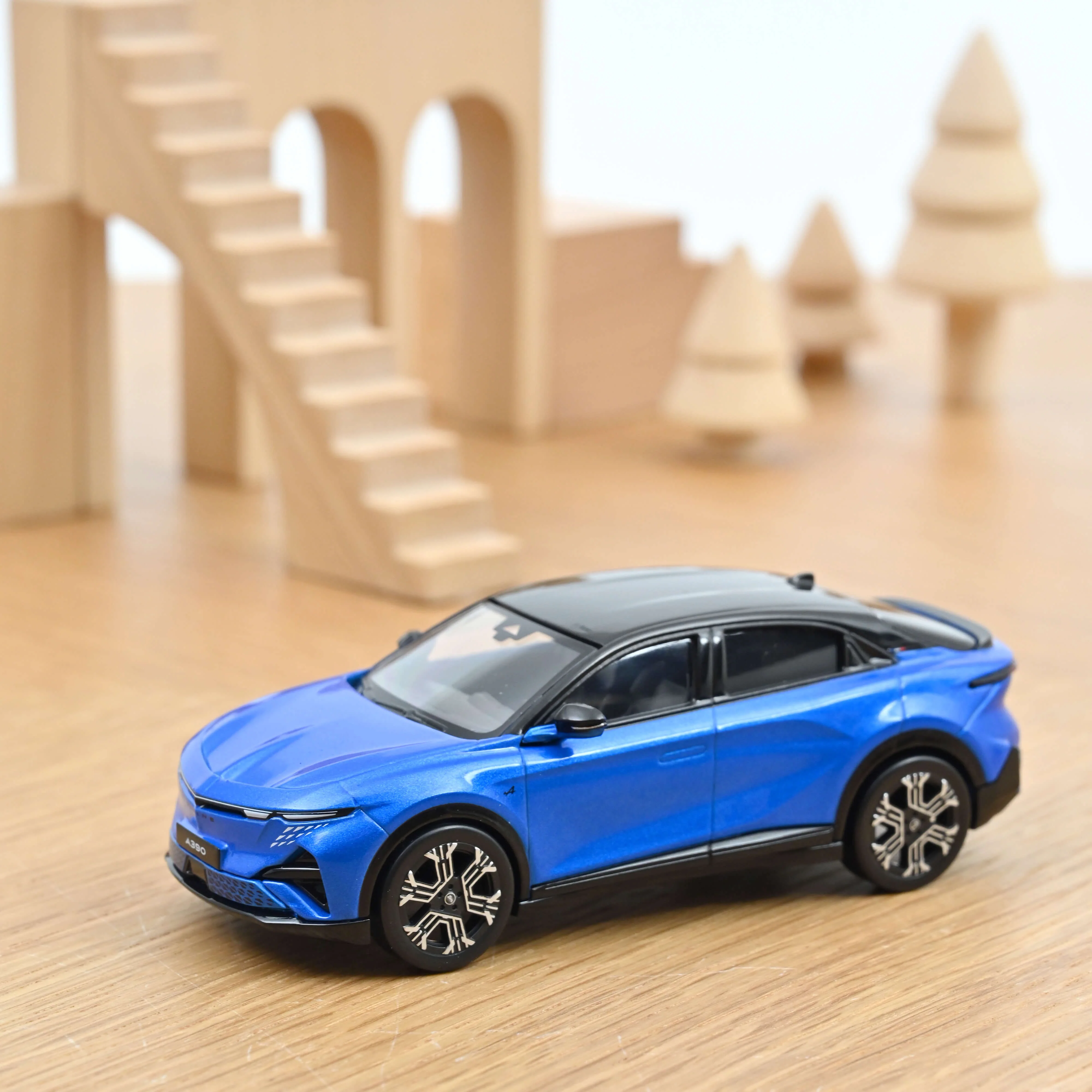 Alpine A390 GTS 2026 Bleu Alpine Vision et Noir 1/43