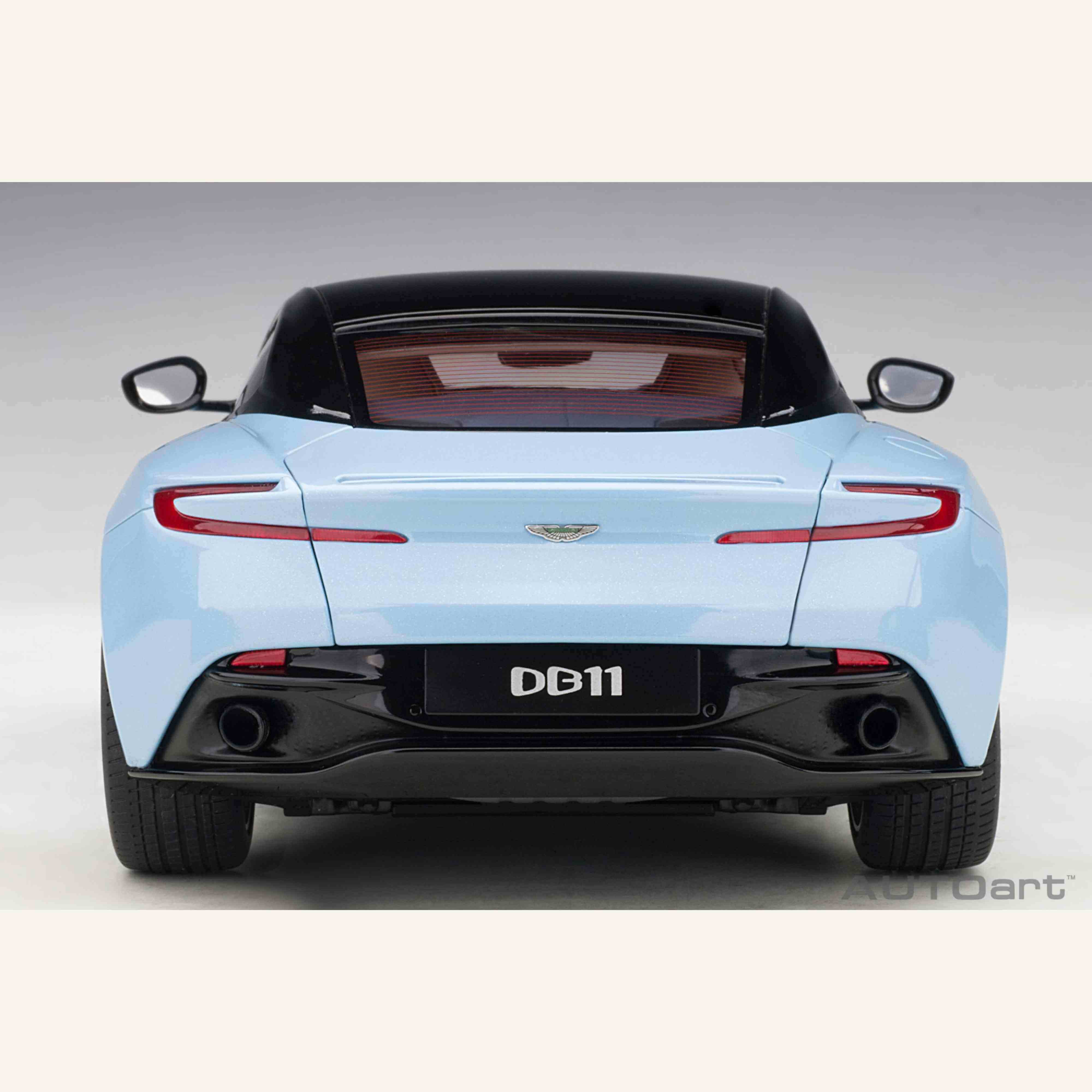 Aston Martin DB11 Rosted Glass Blue 1:18 - Image 5