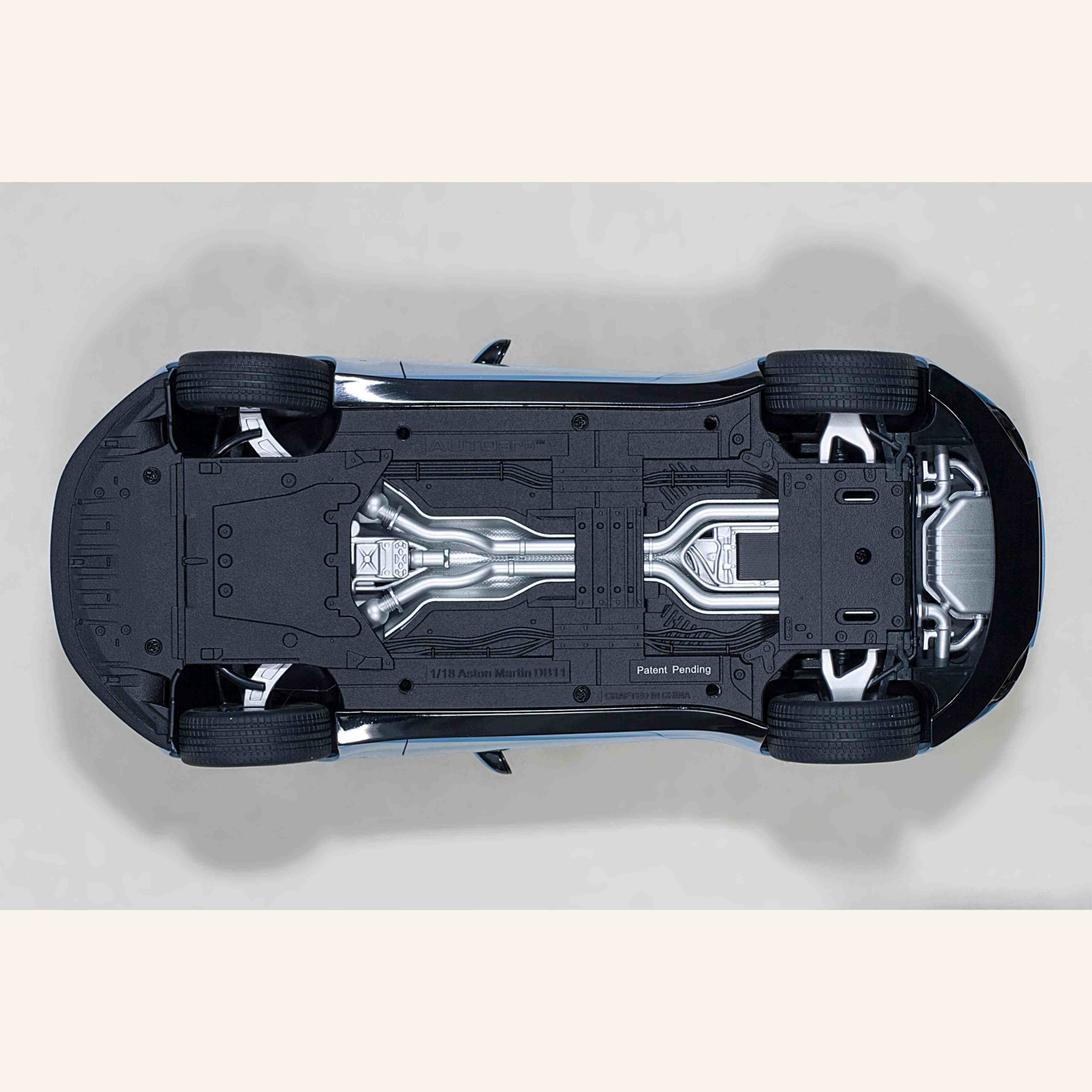 Aston Martin DB11 Rosted Glass Blue 1:18 - Image 7
