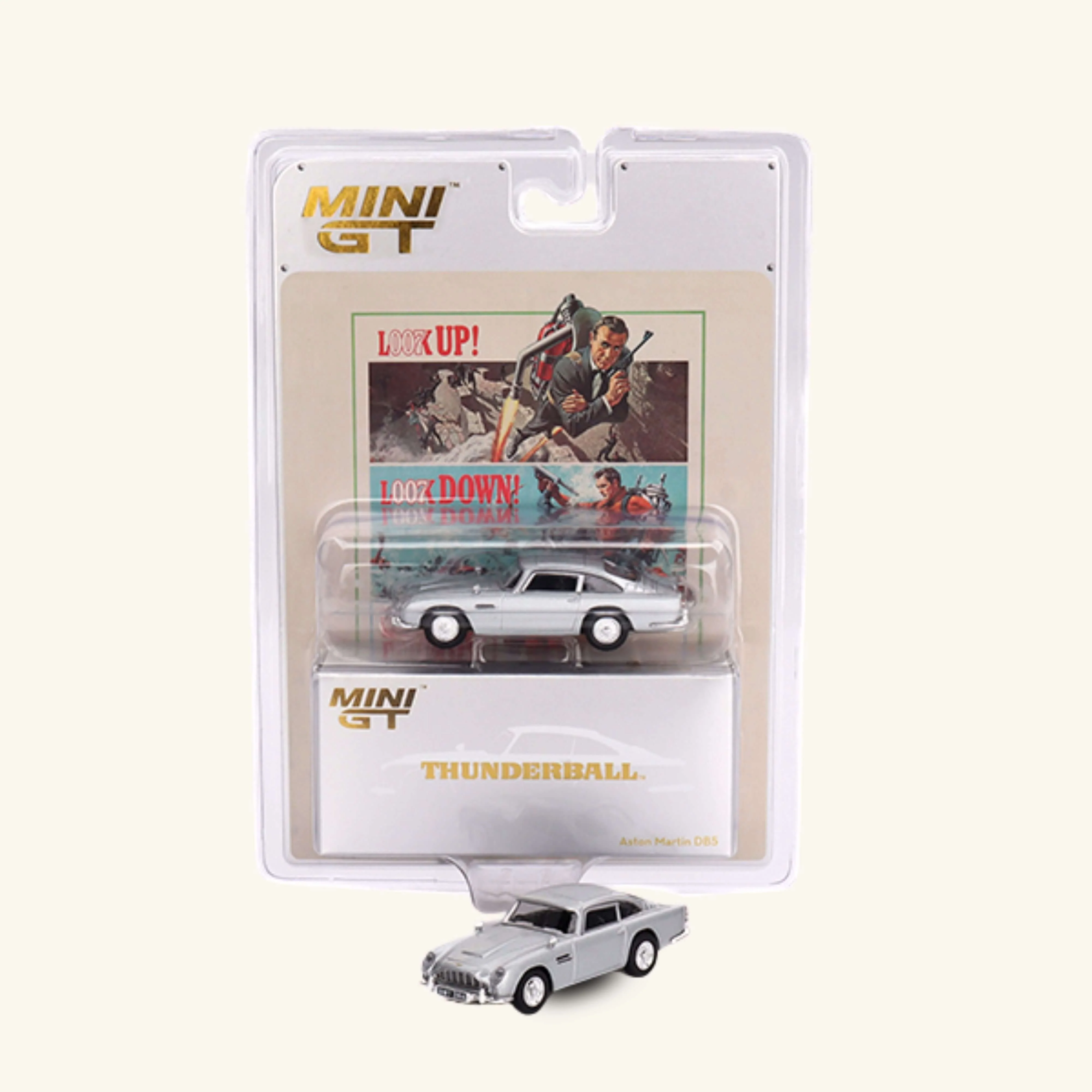 Aston Martin DB5 Thunderball Argent Blister Anglais 1965 1/64