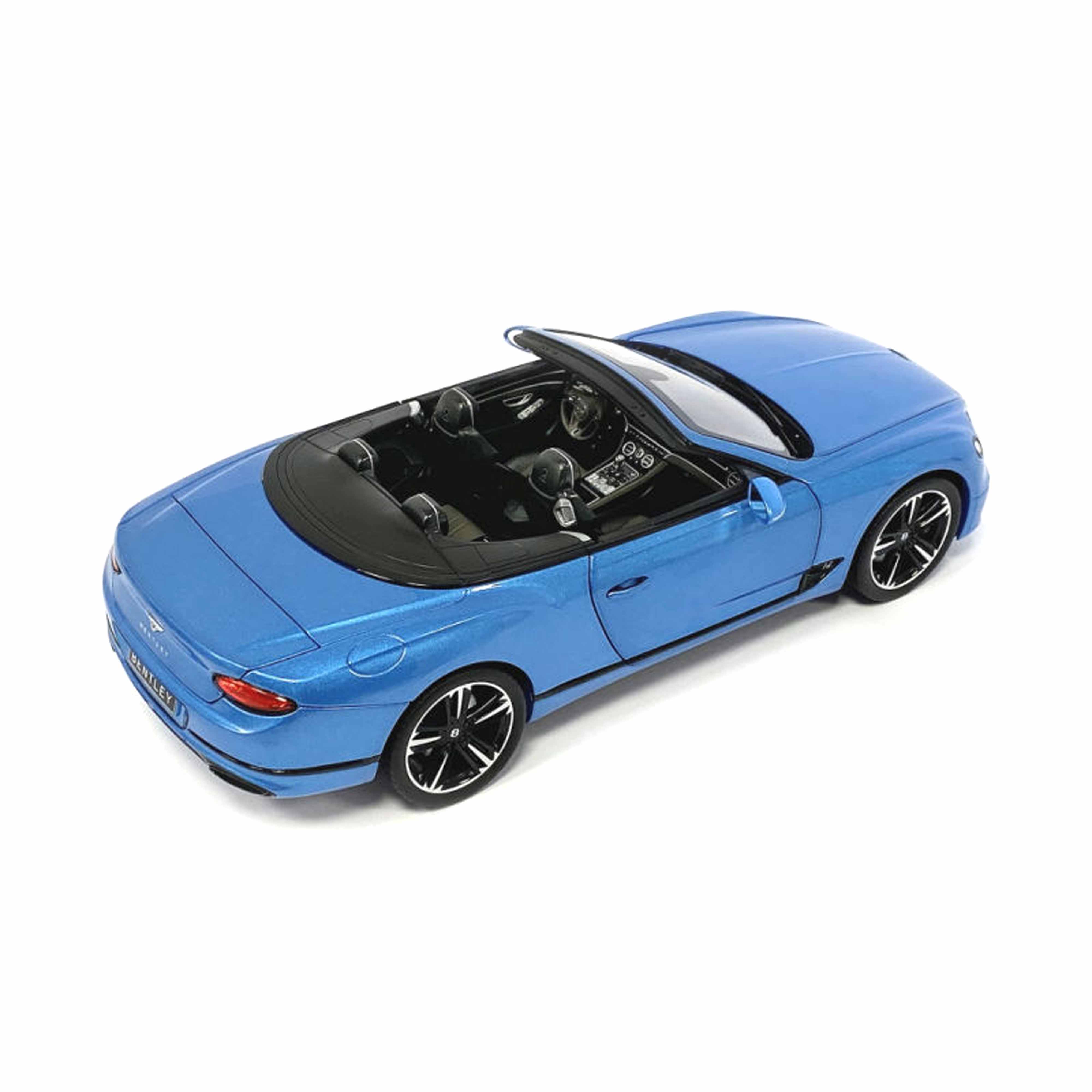 Bentley Continental GT Cabriolet 2019 Kingfisher Métallisé 1/18 - Image 2