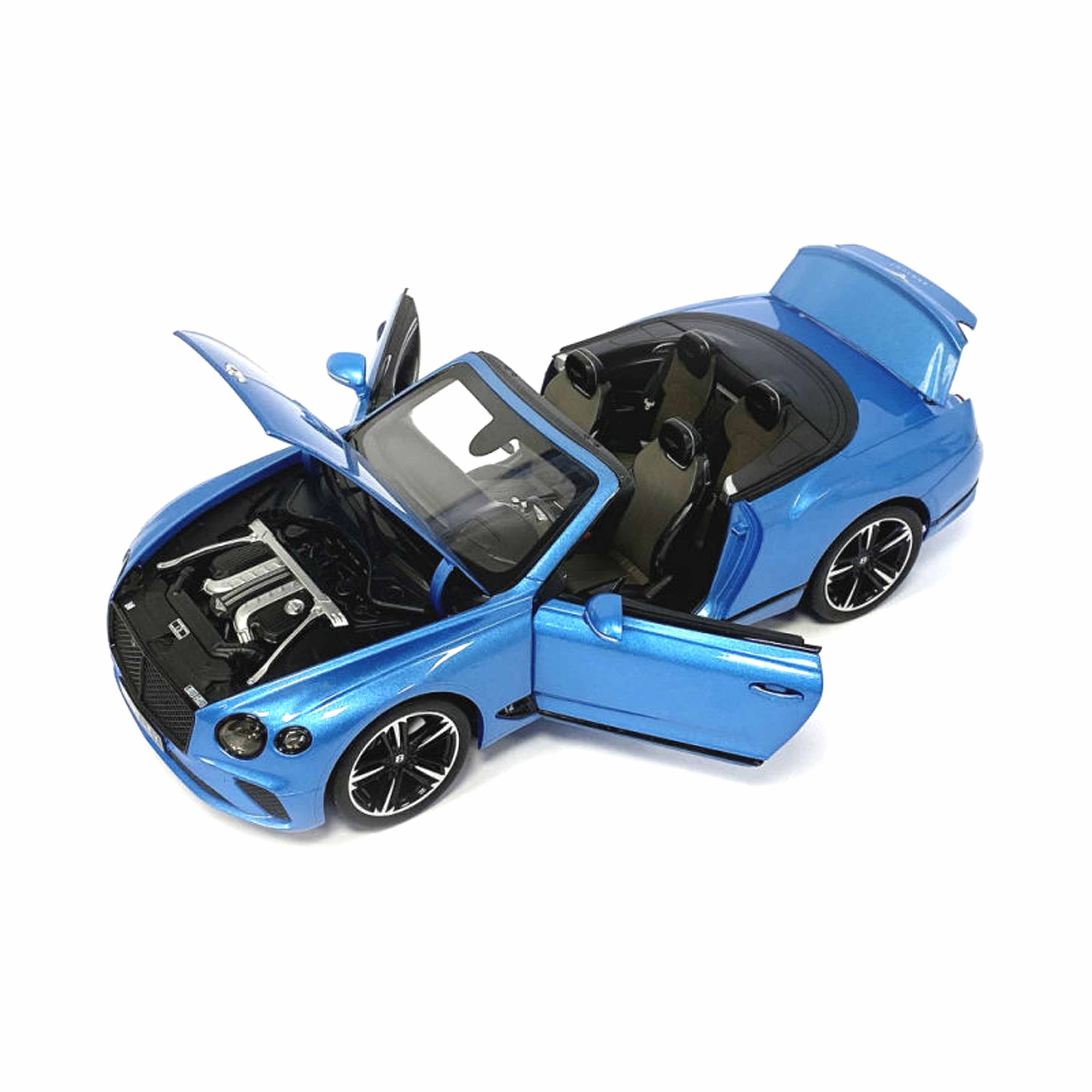 Bentley Continental GT Cabriolet 2019 Kingfisher Métallisé 1/18 - Image 3