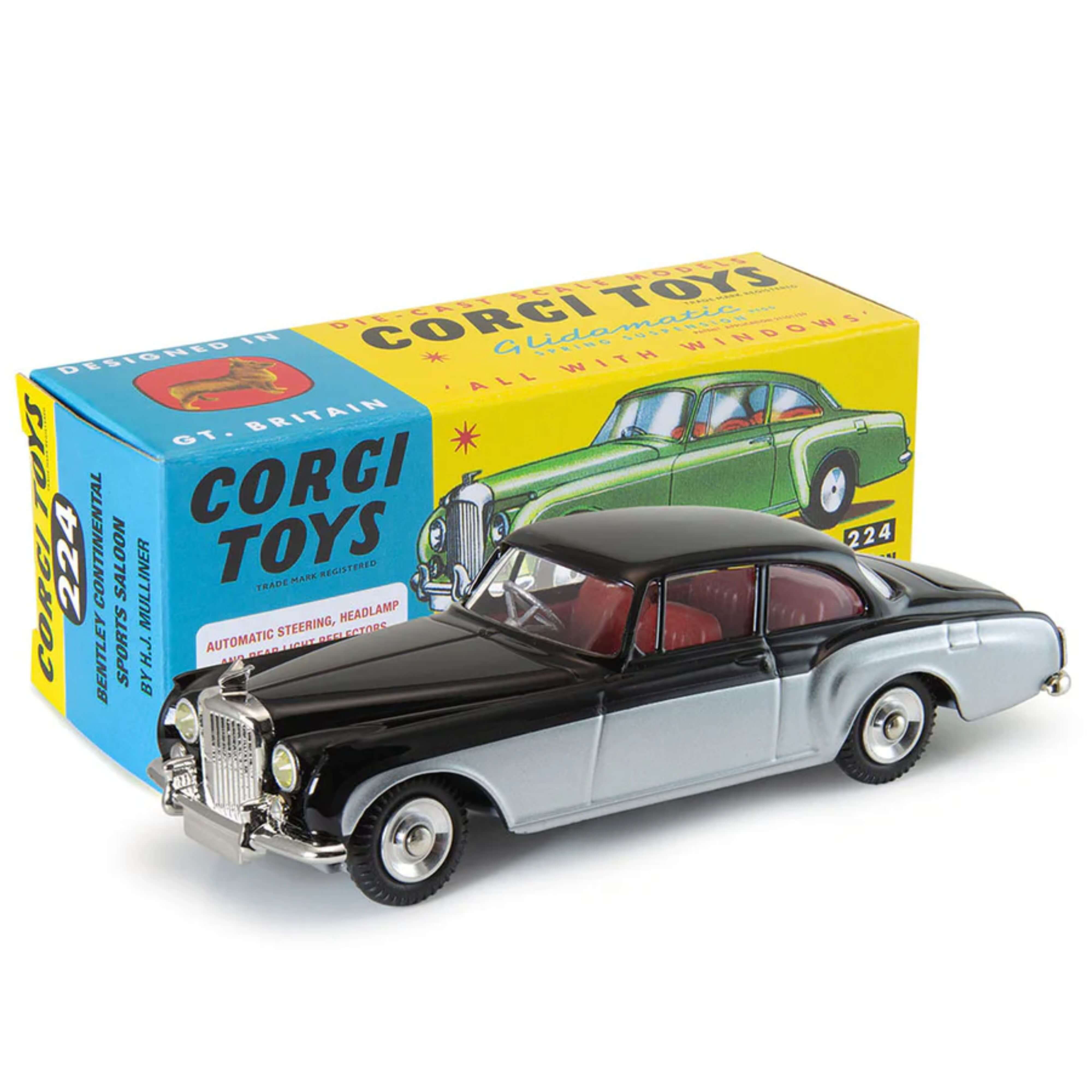 Bentley Continental Sports Saloon Noir et Argent 1/50 - n°224 - Image 5