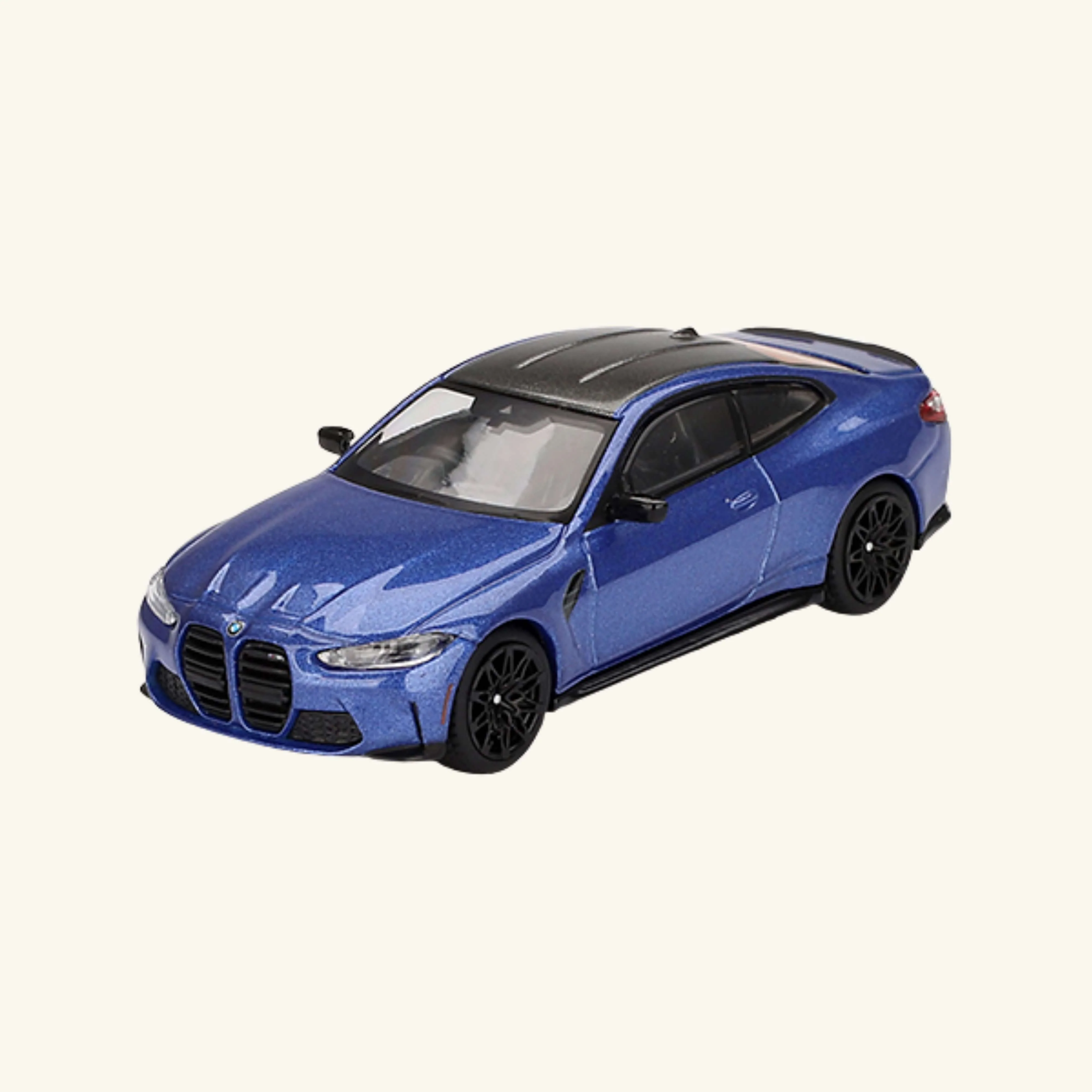 BMW M4 (G82) Compétition Bleu Portimão 2024 1/64 - Image 2