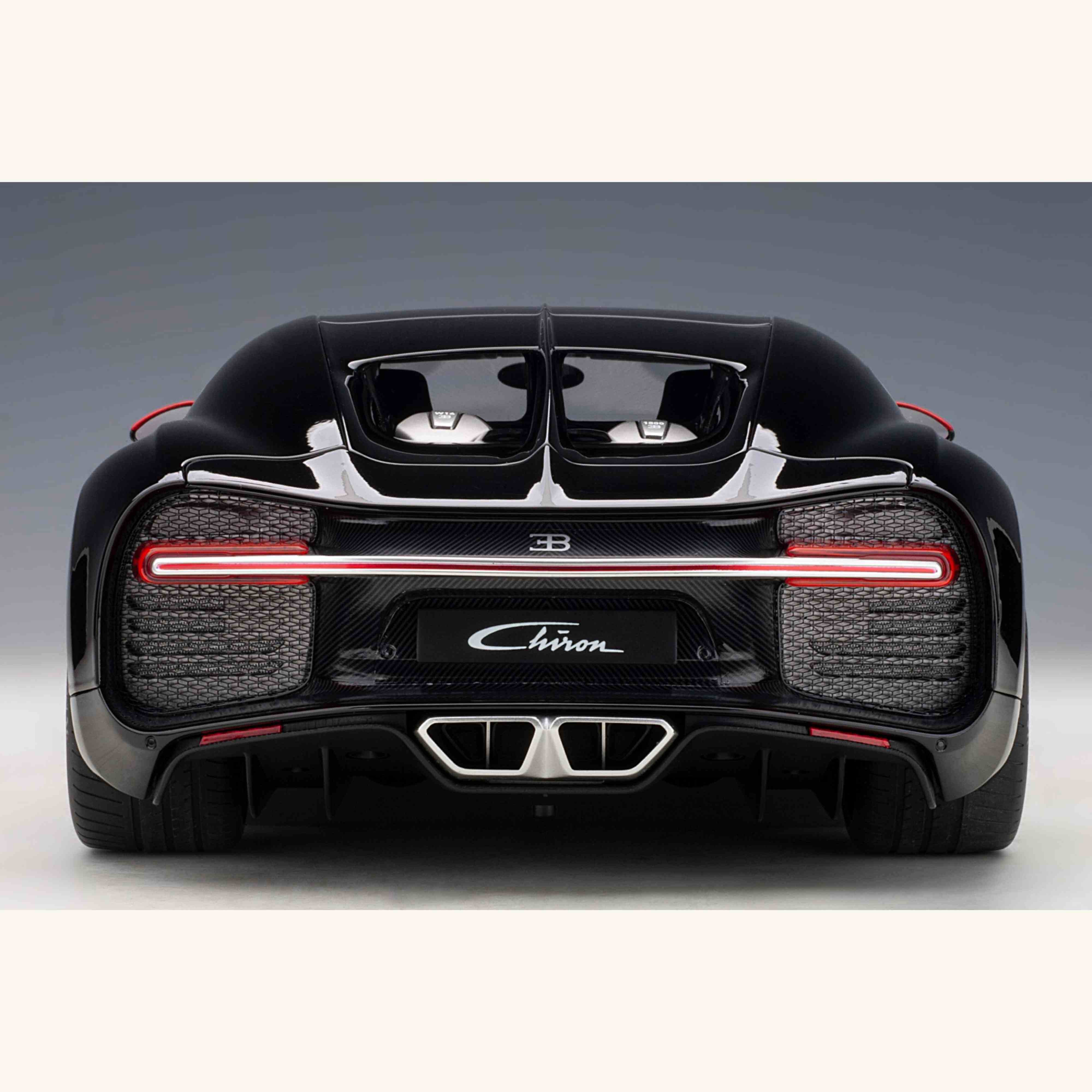 Bugatti Chiron 2017 Rouge Italien / Noir Nocturne 1/12 - Image 5