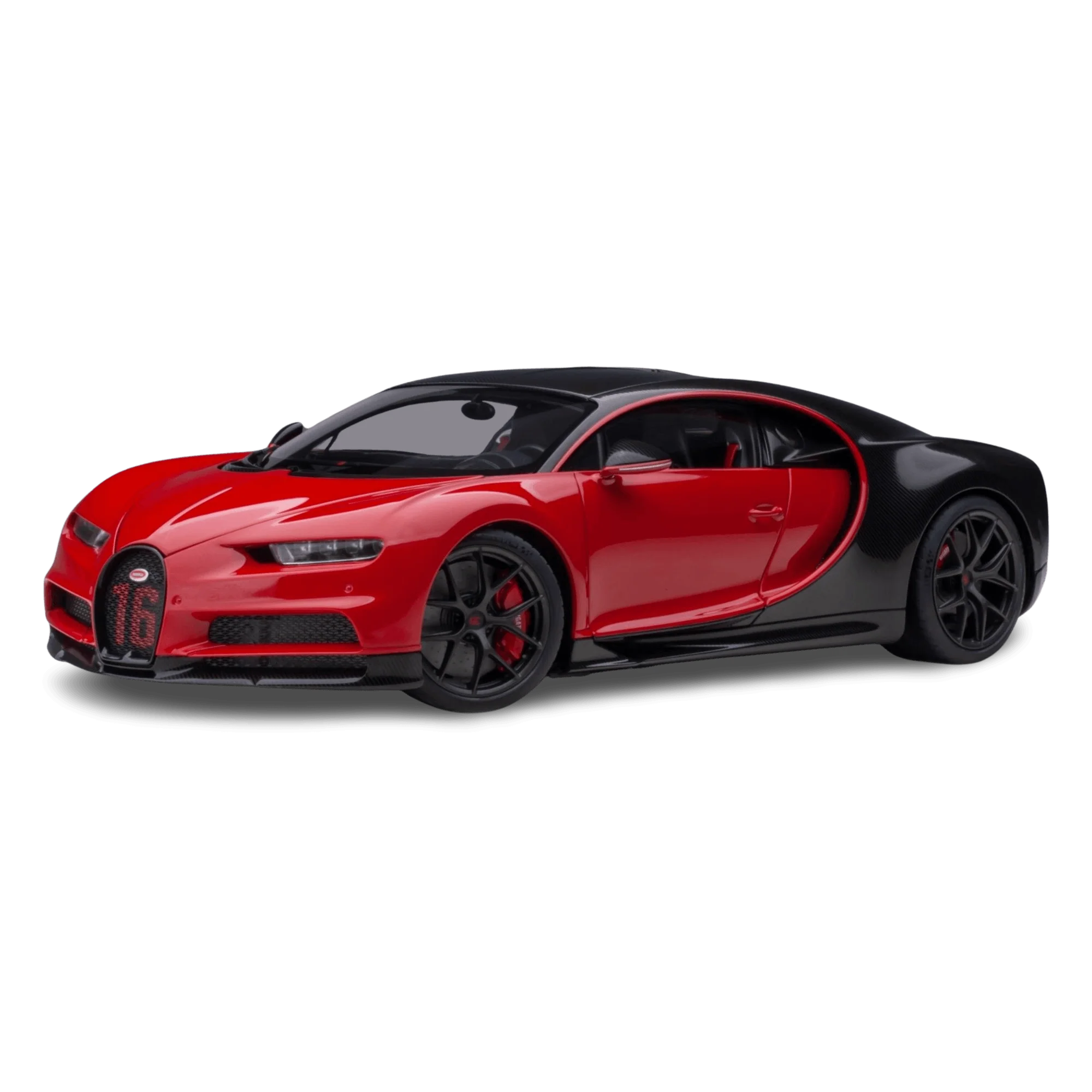 Bugatti Chiron Sport Rouge Italien / Carbone 2019 1/18