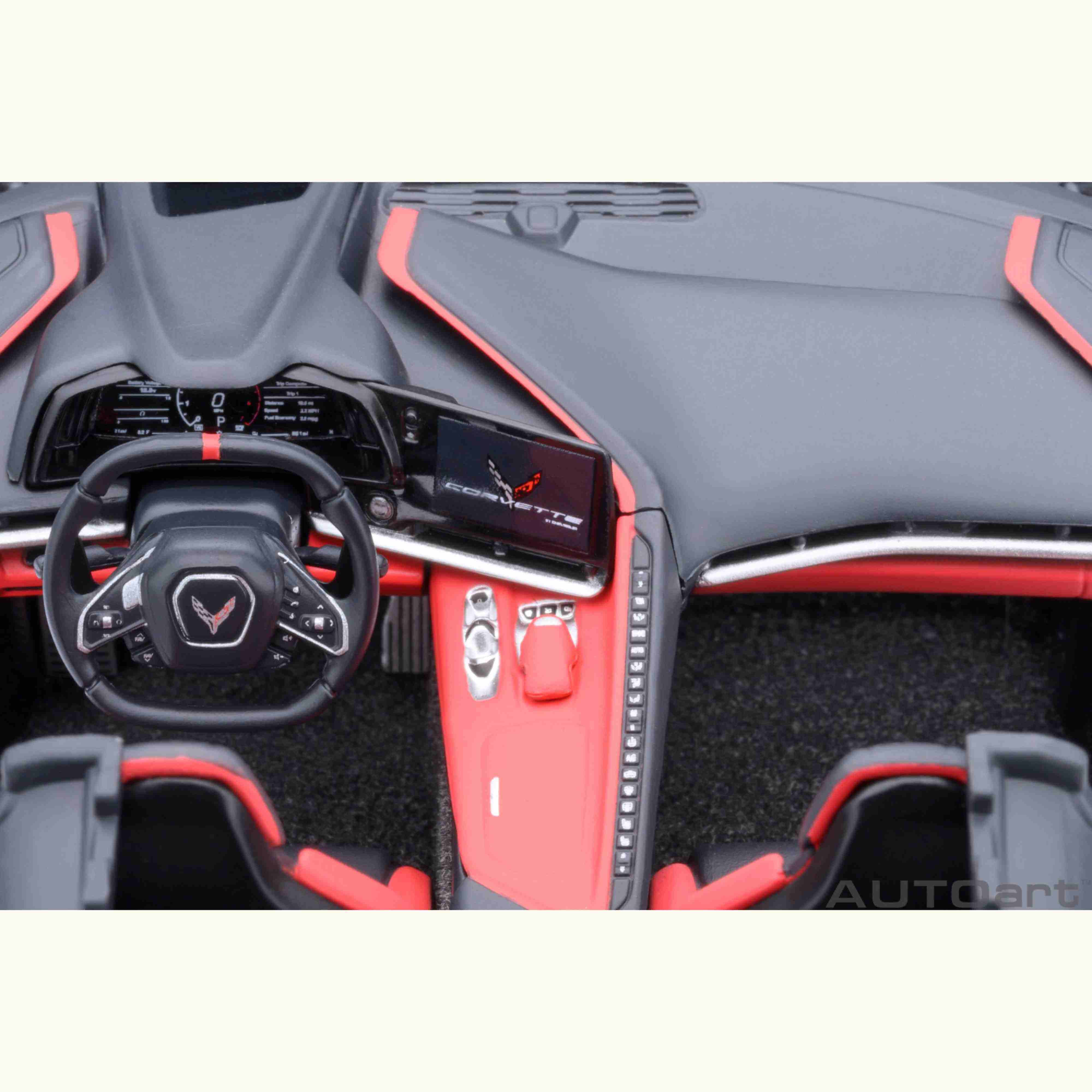 Chevrolet Corvette C8 Stingray Z51 Noir 2020 1/18 - Image 10