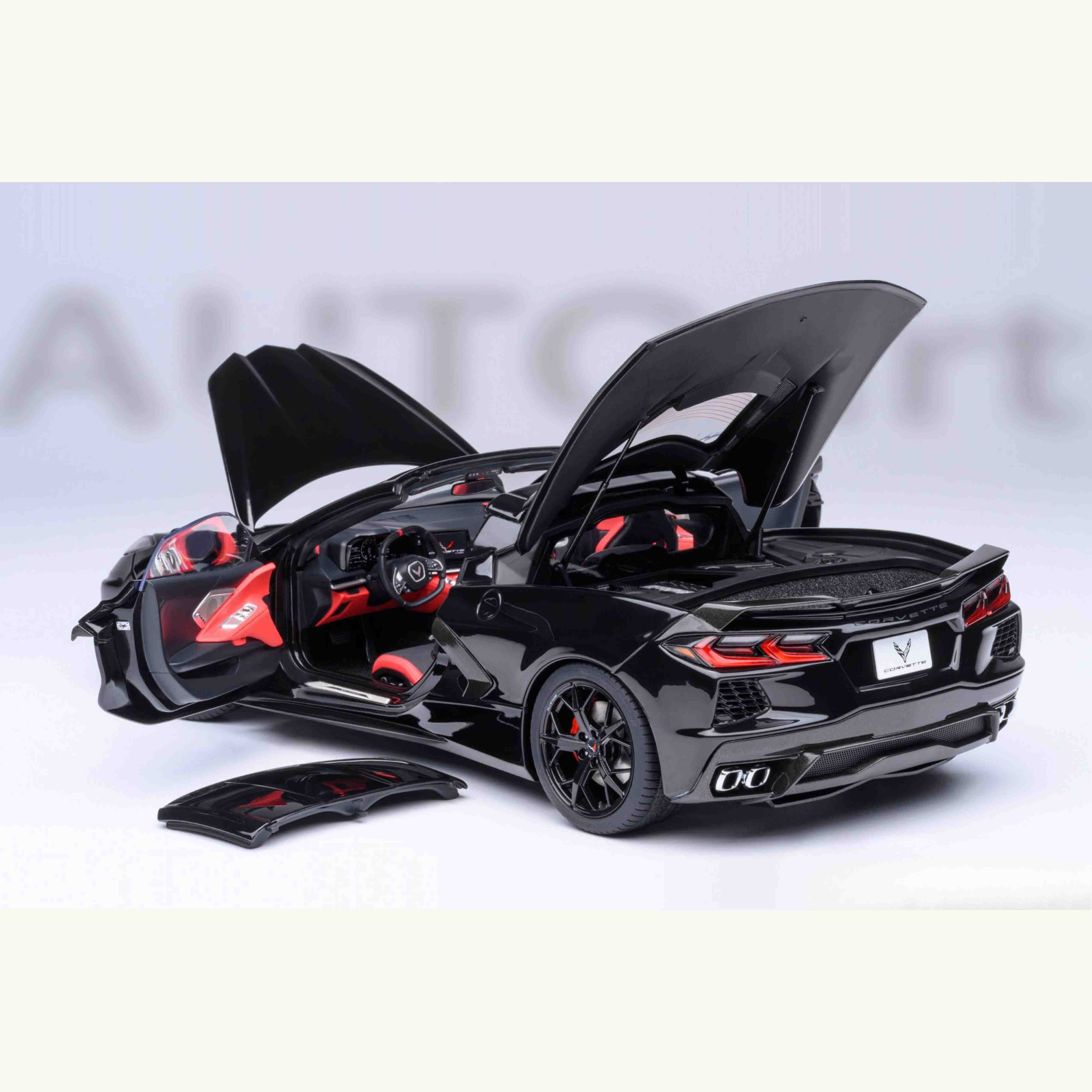Chevrolet Corvette C8 Stingray Z51 Noir 2020 1/18 - Image 11