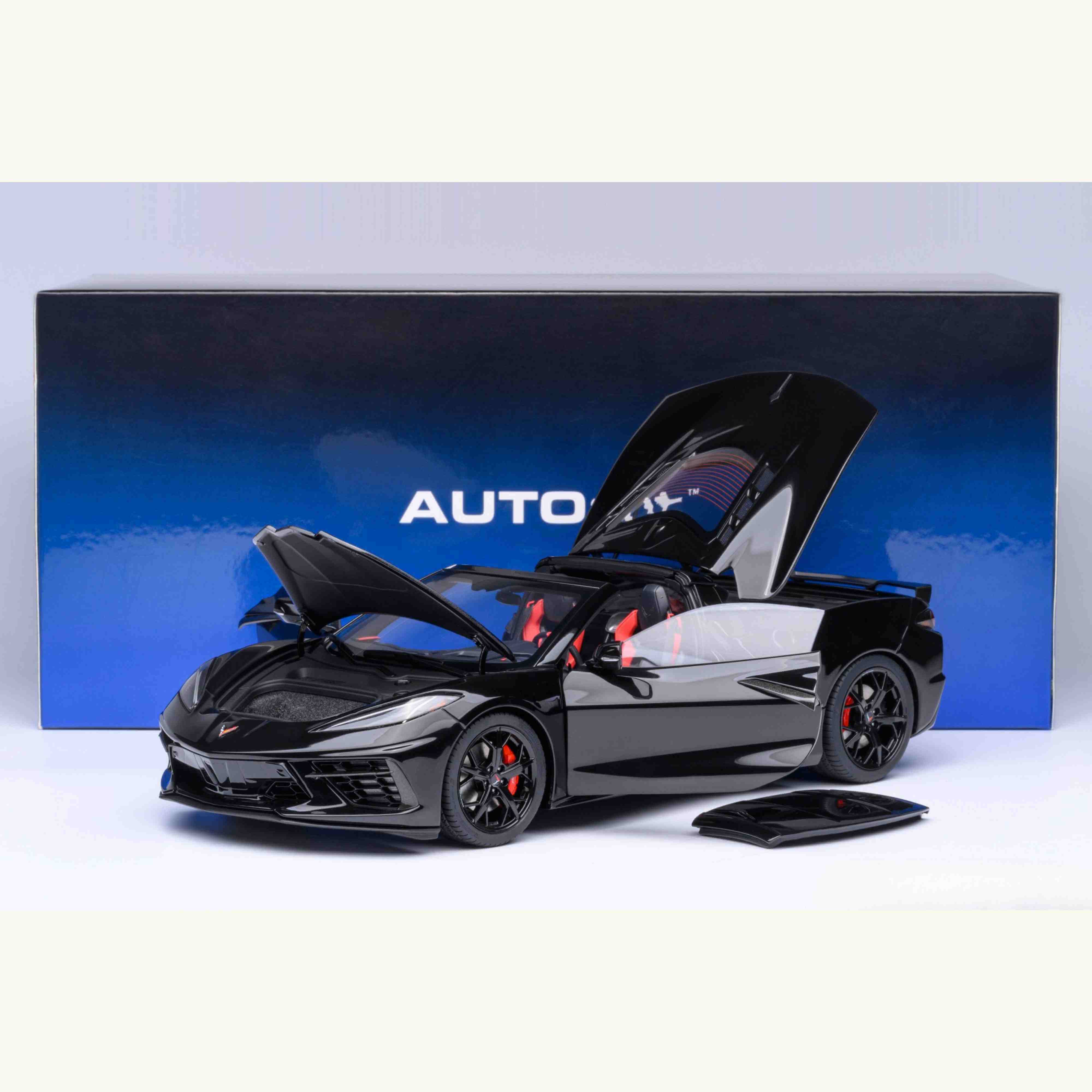 Chevrolet Corvette C8 Stingray Z51 Noir 2020 1/18 - Image 12