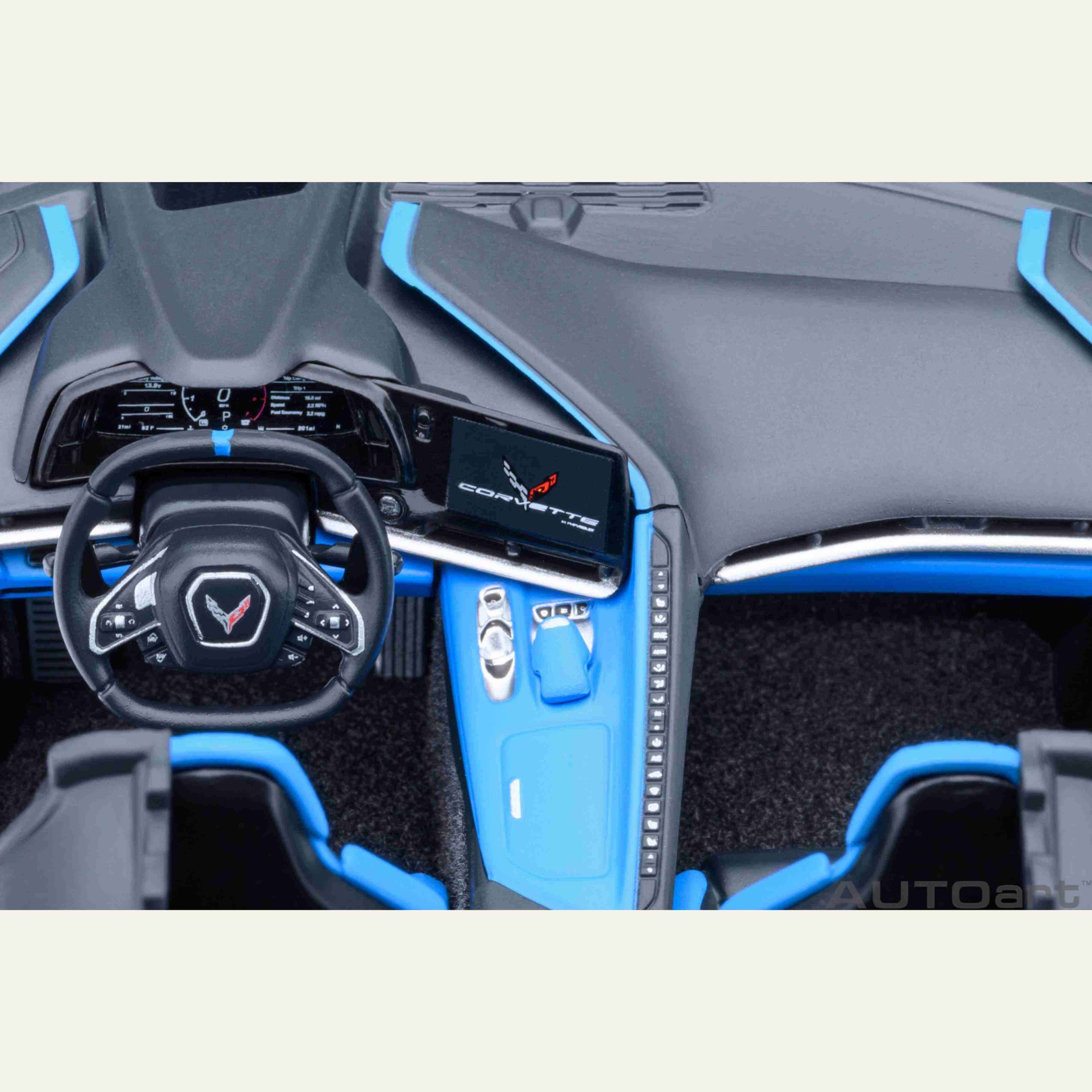 Chevrolet Corvette C8 Stingray Z51 Rapid Blue 2020 1/18 - Image 10