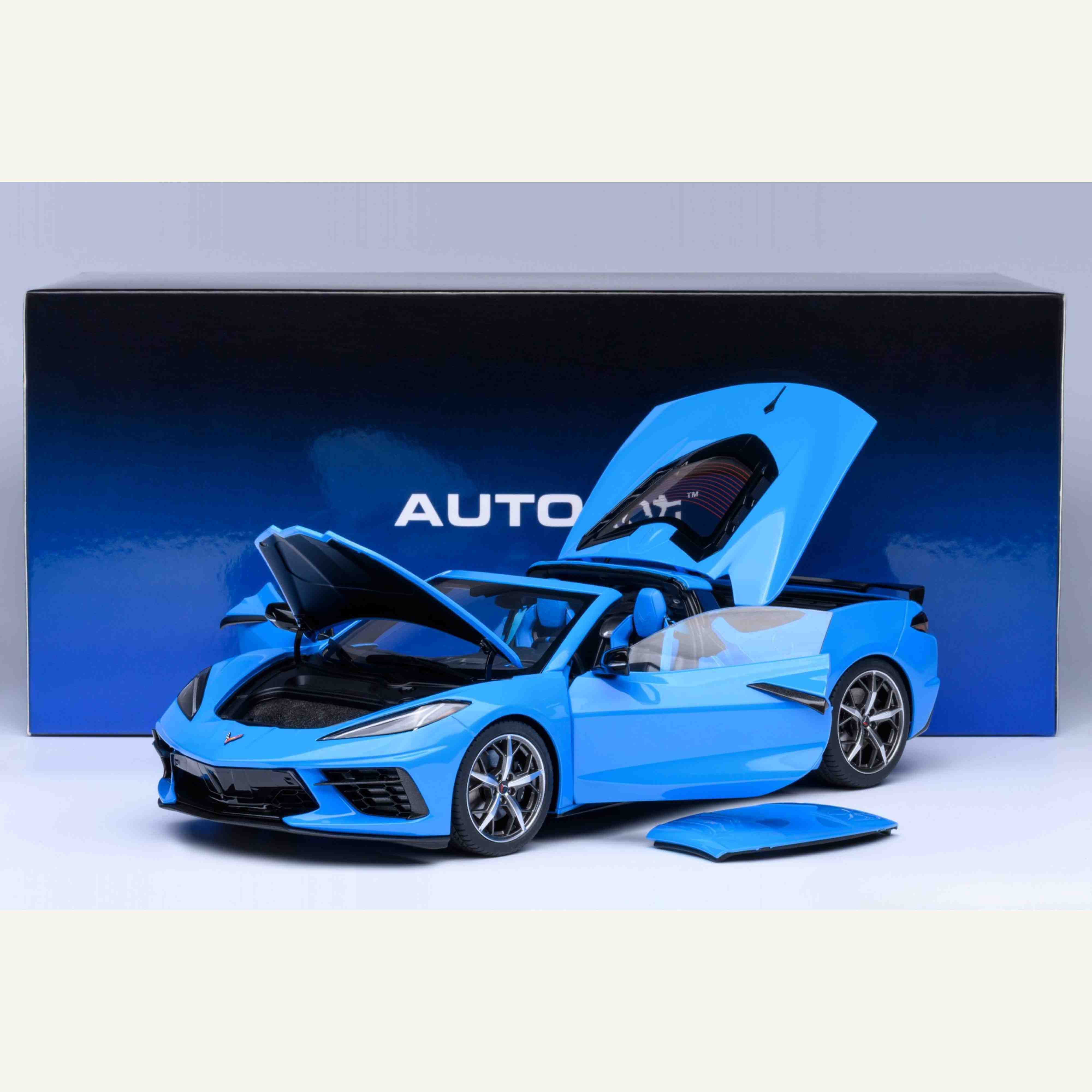 Chevrolet Corvette C8 Stingray Z51 Rapid Blue 2020 1/18 - Image 12
