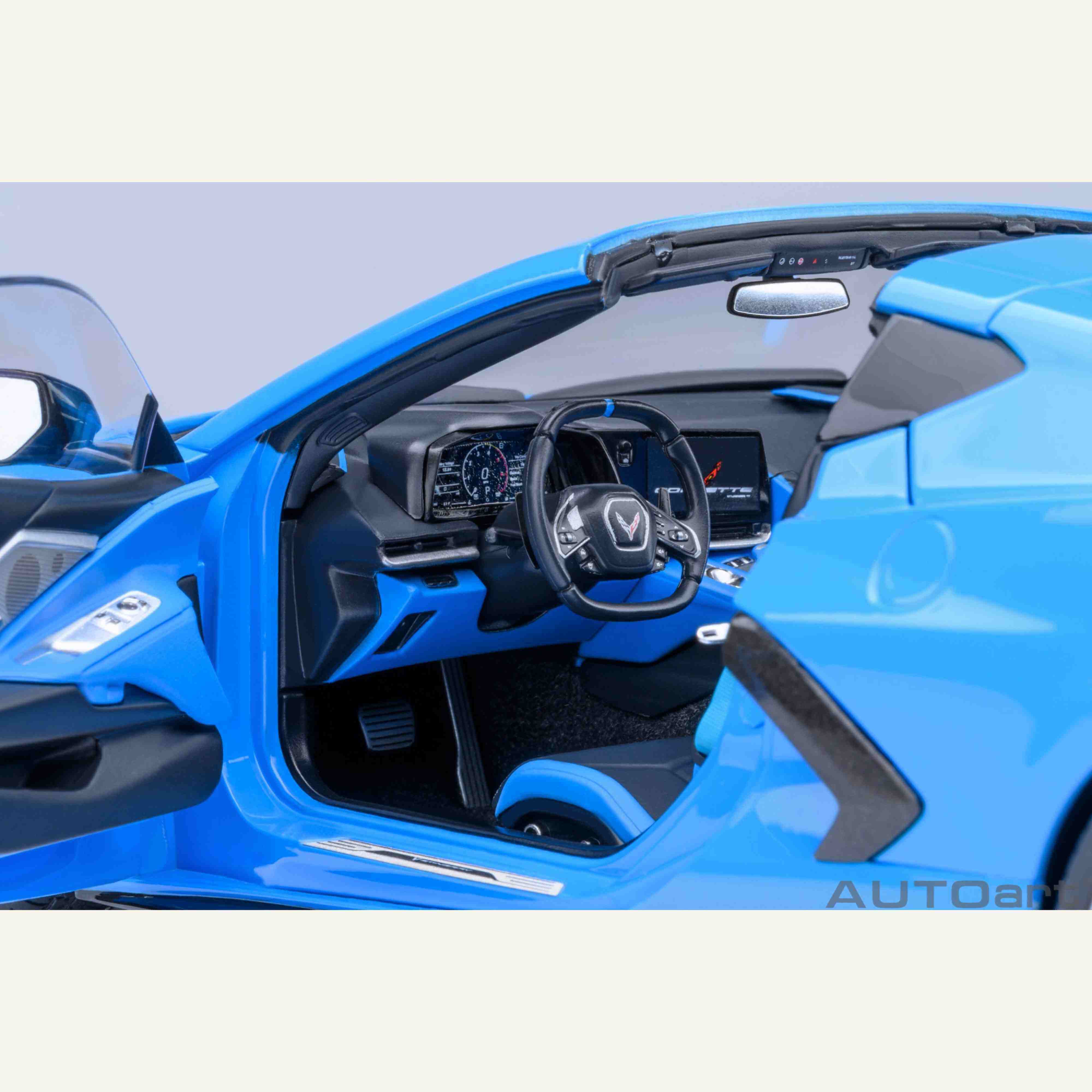 Chevrolet Corvette C8 Stingray Z51 Rapid Blue 2020 1/18 - Image 7
