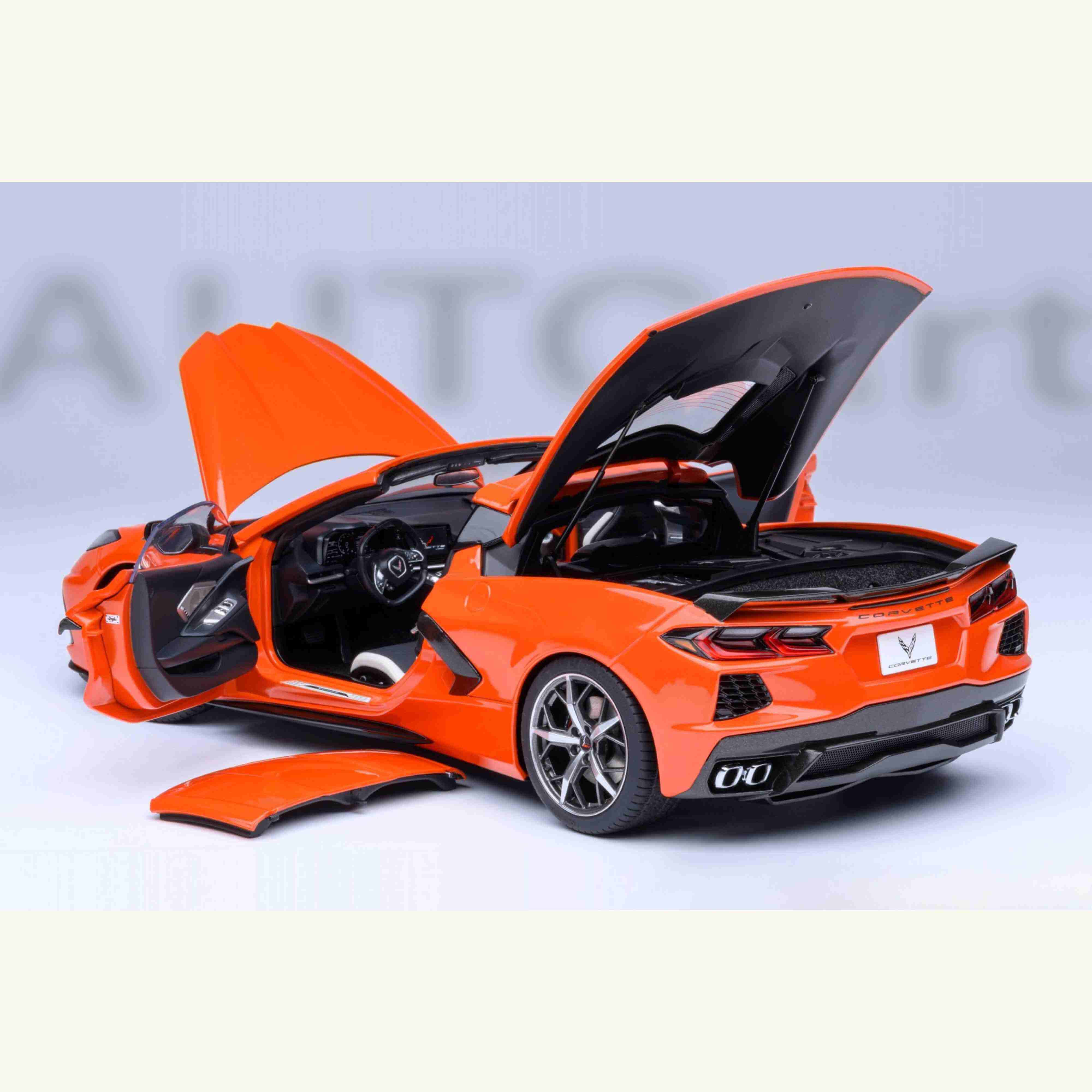 Chevrolet Corvette C8 Stingray Z51 Sebring Orange 2020 1/18 - Image 11