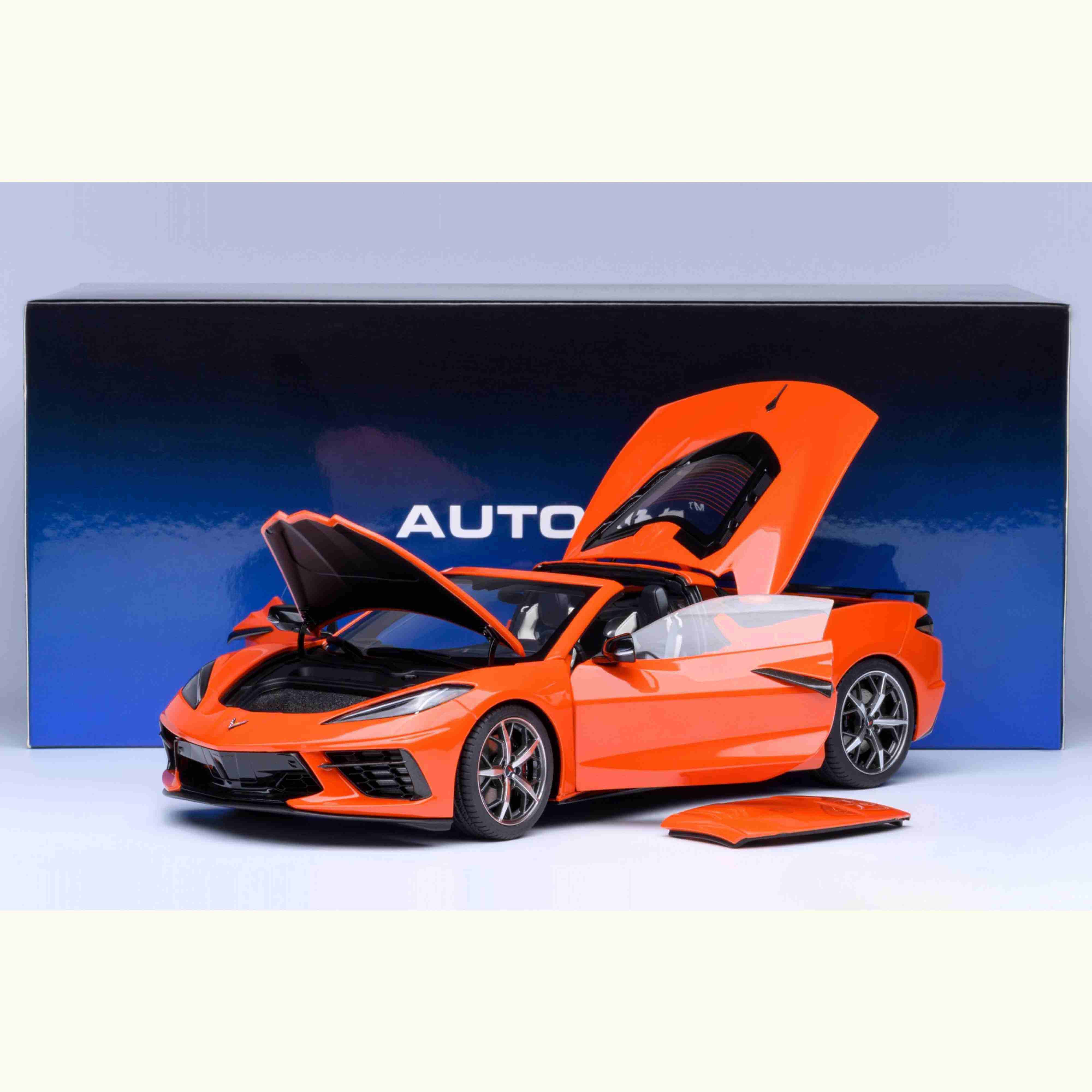 Chevrolet Corvette C8 Stingray Z51 Sebring Orange 2020 1/18 - Image 12